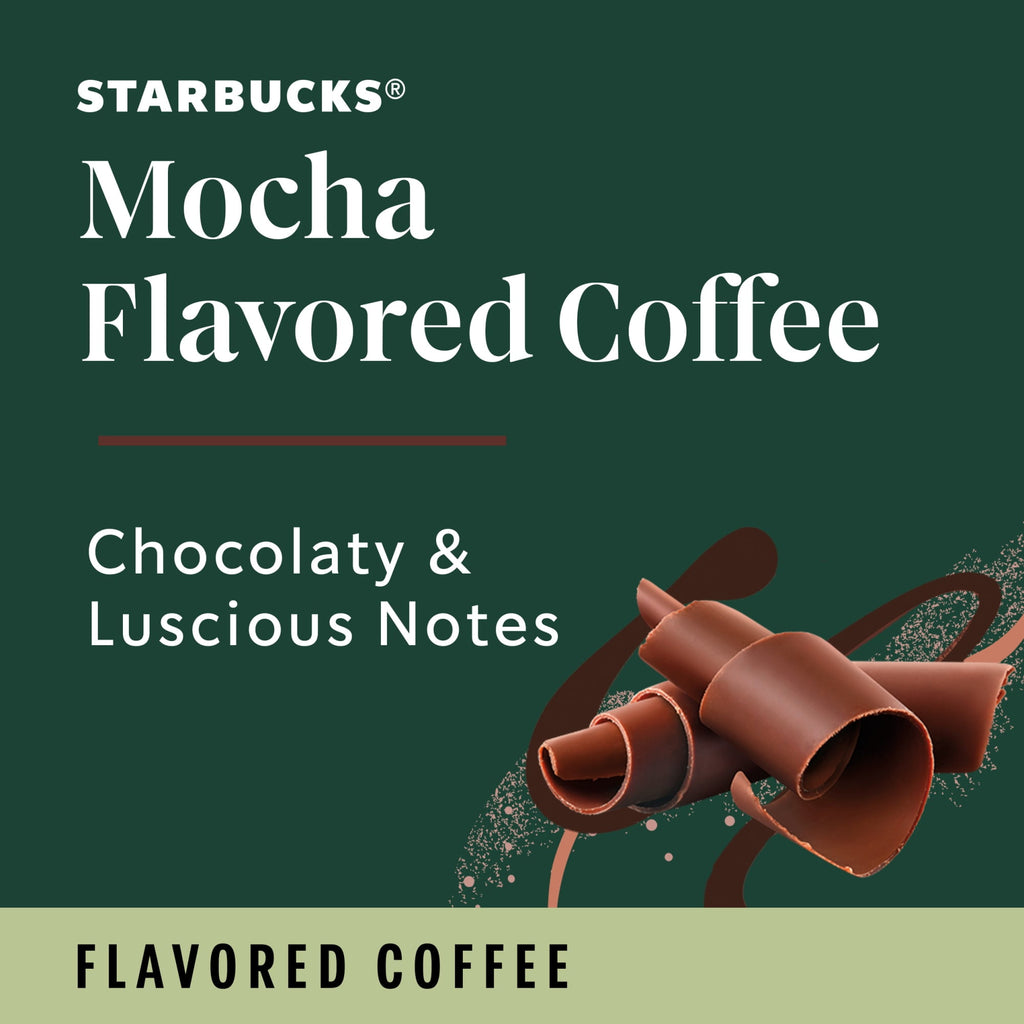 Starbucks at Home Mocha Naturally Caffeinated Medium Roast Ground Coffee 11 oz Bag