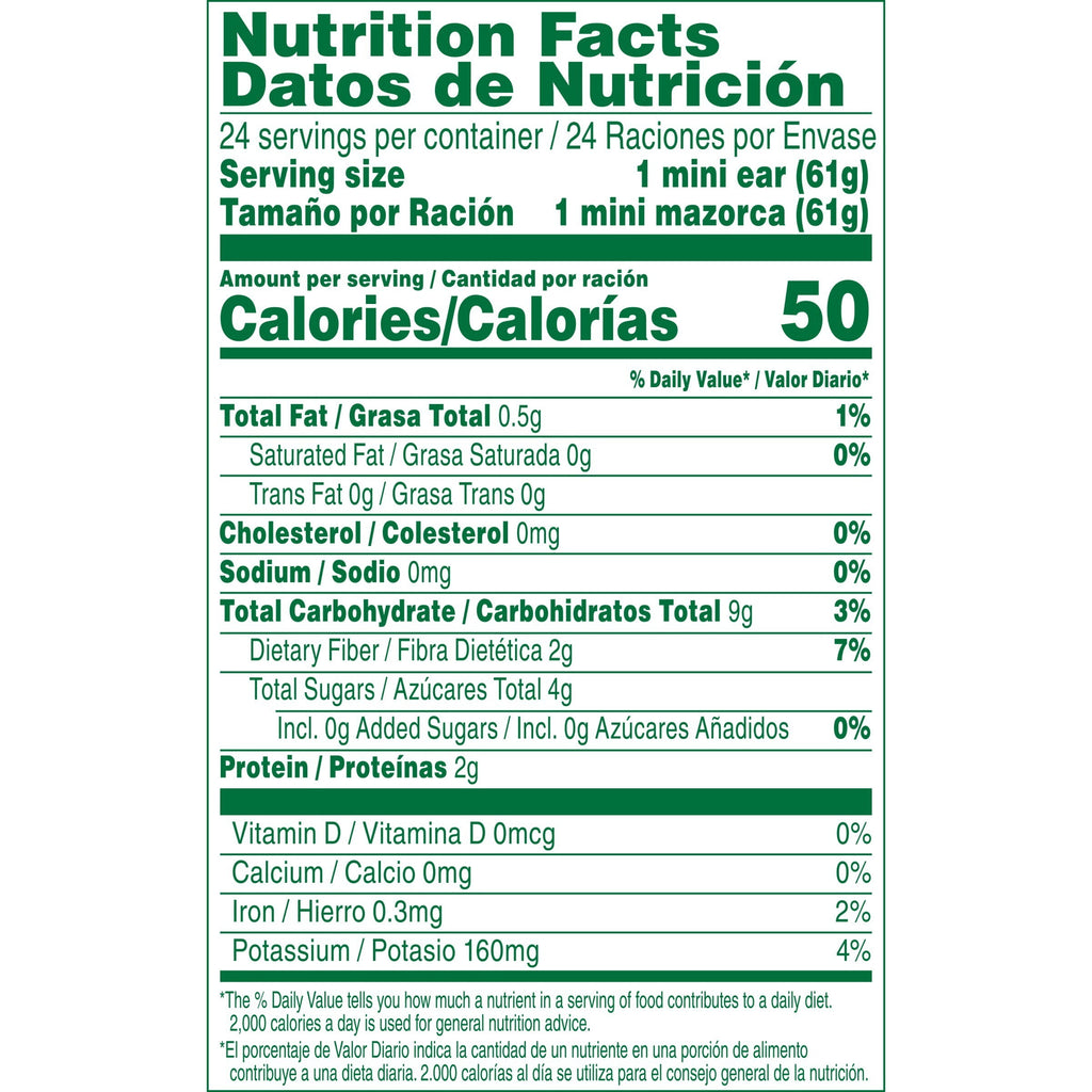 Green Giant Nibblers Whole Corn On The Cob Frozen 24 Count