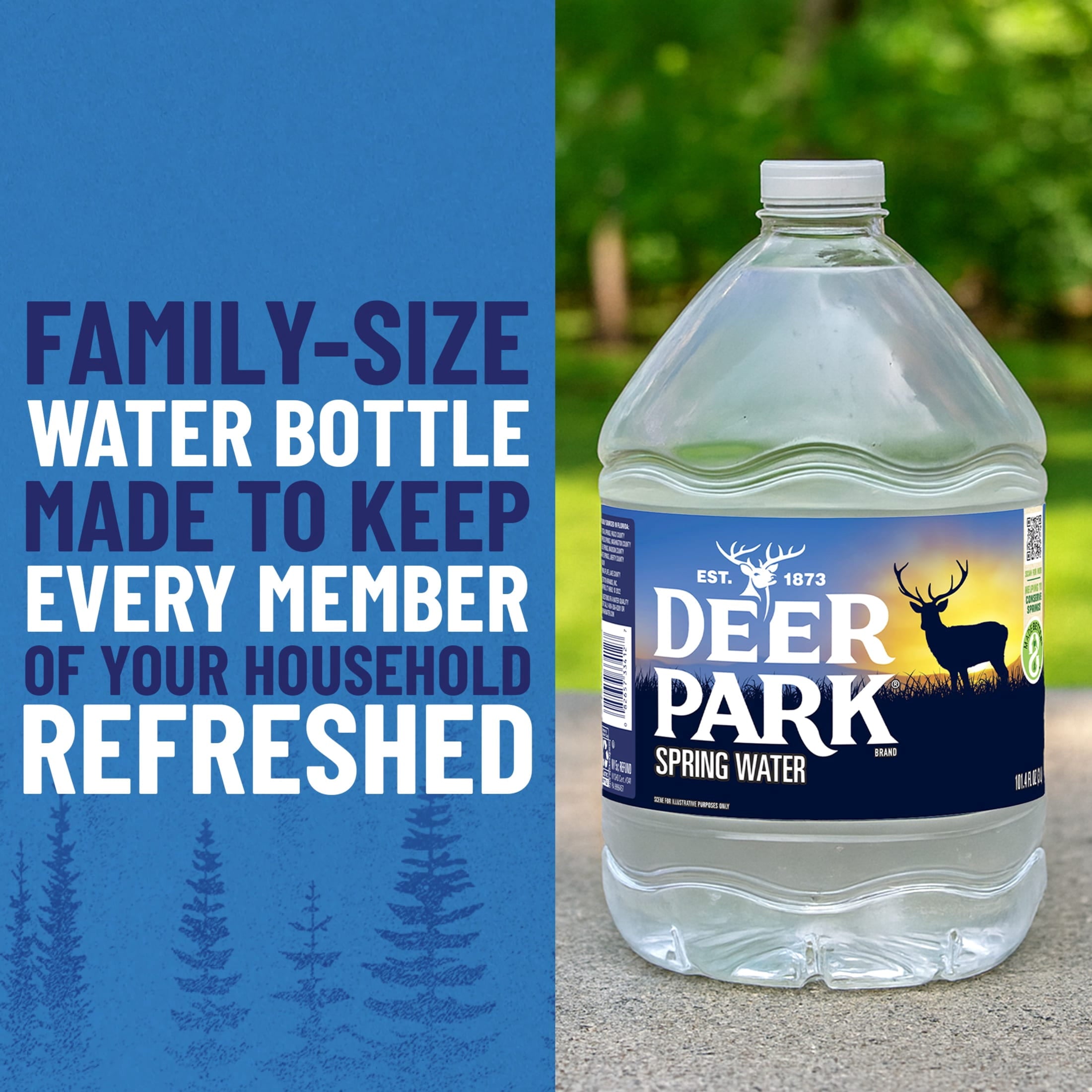 Deer Park Spring Water 3 Liter Single Plastic Jug