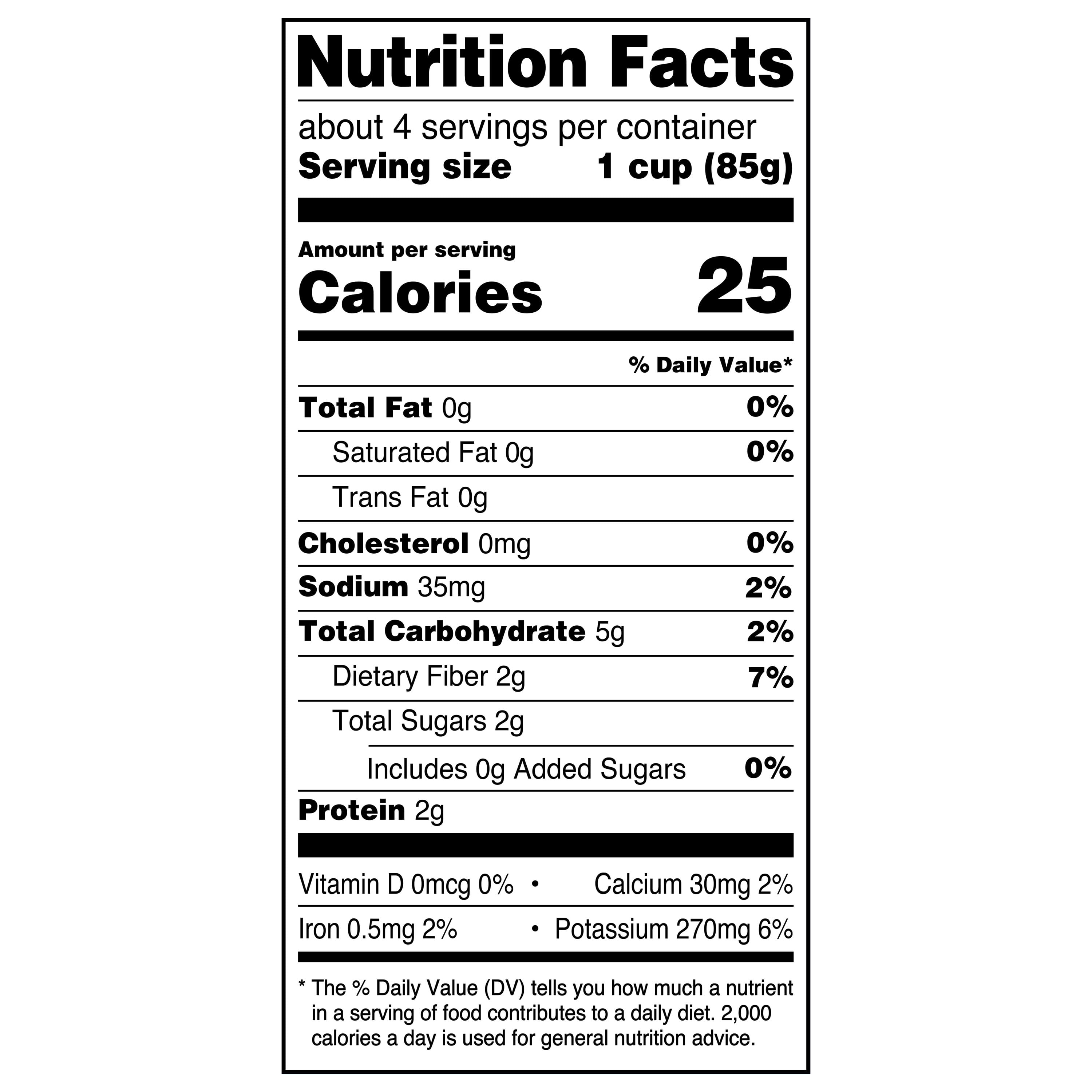 Great Value Frozen California Style Vegetable Mix 12 Oz