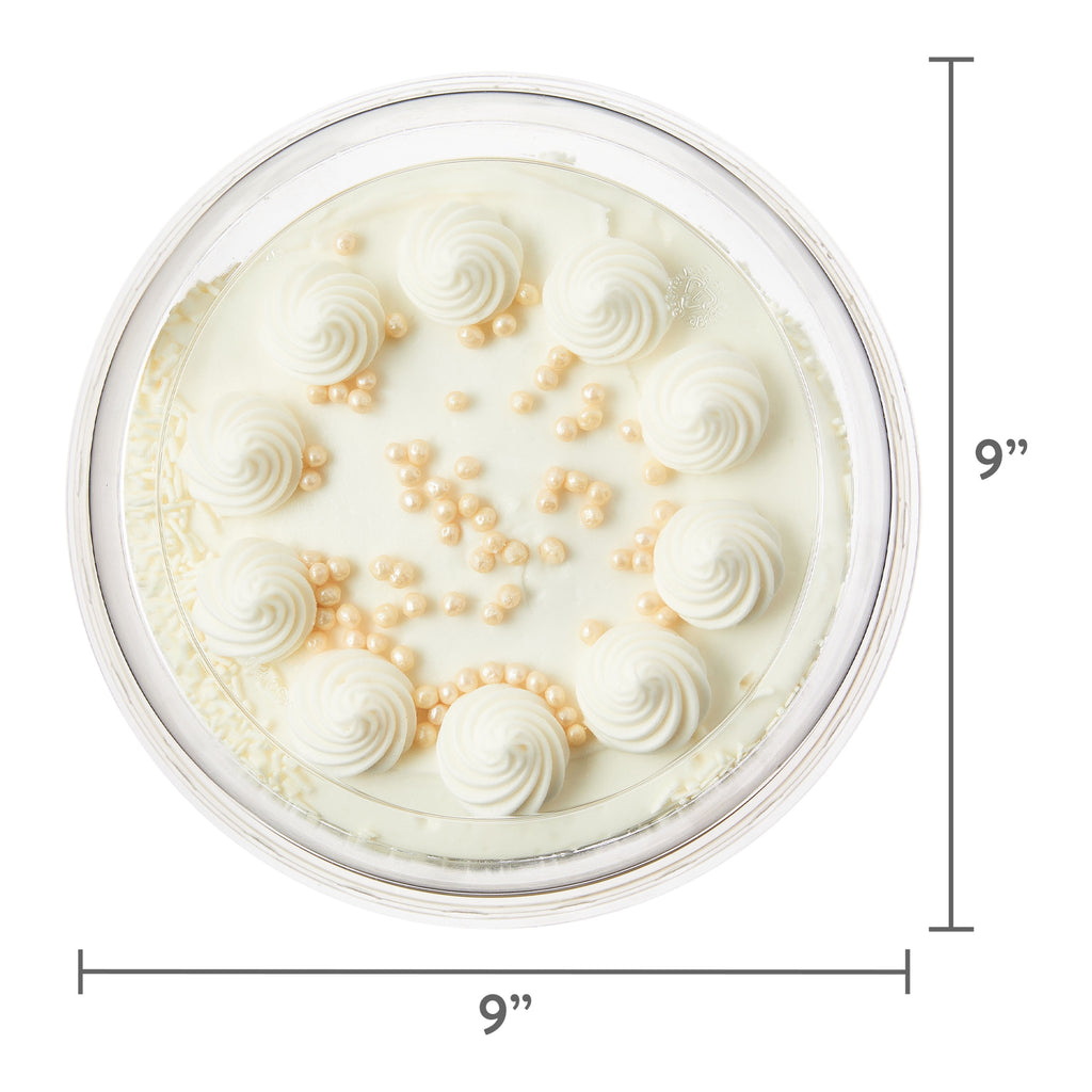 White Cake with Vanilla Buttercreme Icing 33 Oz Freshness Guaranteed