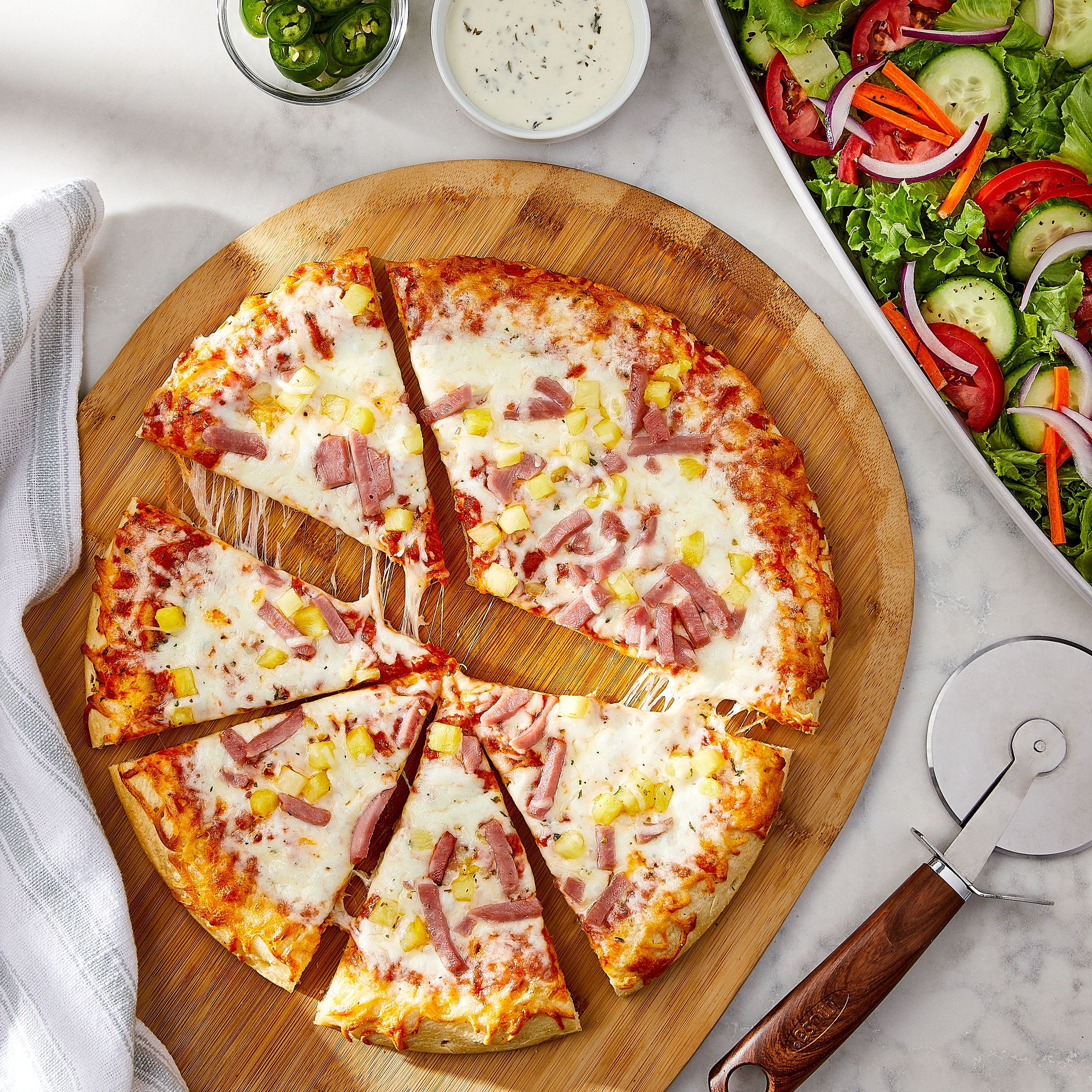 Great Value Rising Crust Hawaiian Pizza 27.97 Oz Frozen