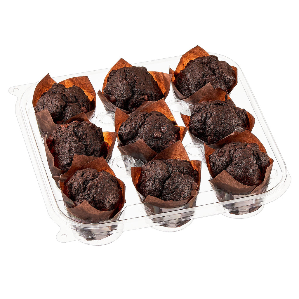 Triple Chocolate Baked Muffins 14 Oz 9 Count Marketside