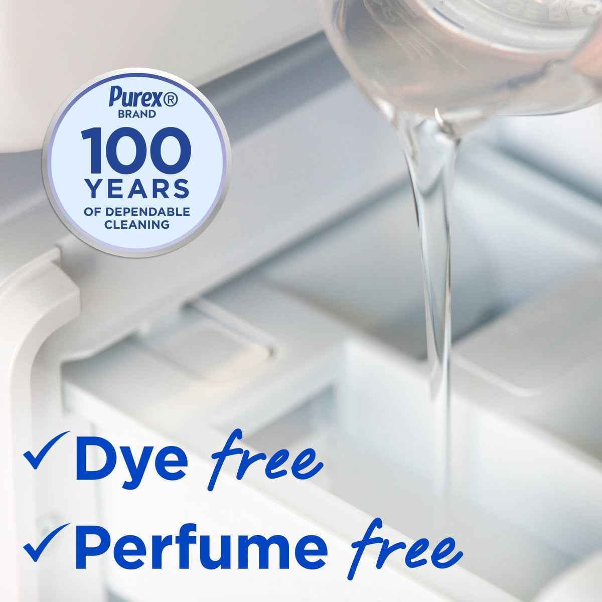 Purex Free Clear Liquid Laundry Detergent 150 fl oz 115 Loads