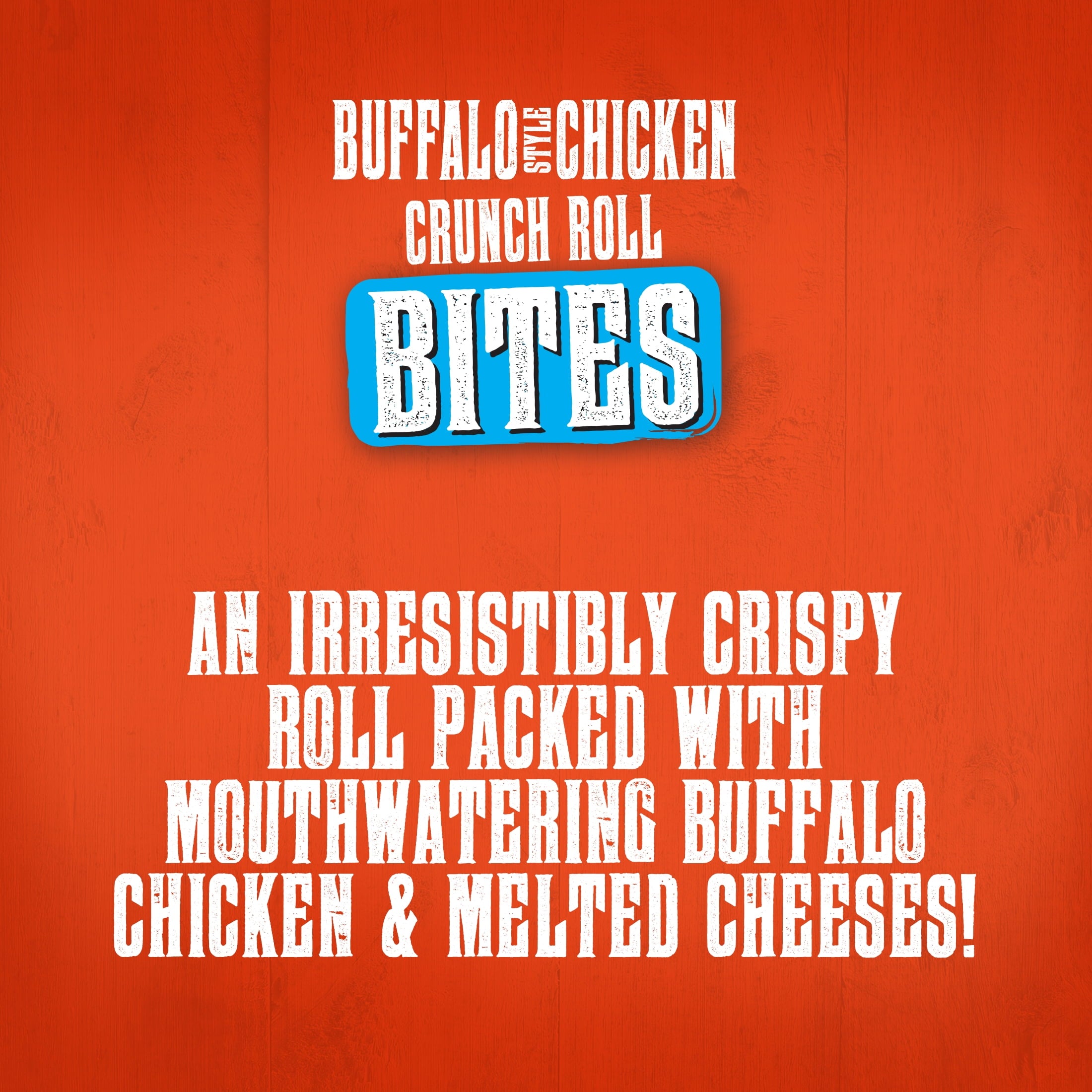 Crunch Factory Buffalo Style Chicken Crunch Roll Bites Frozen 16.8 Oz