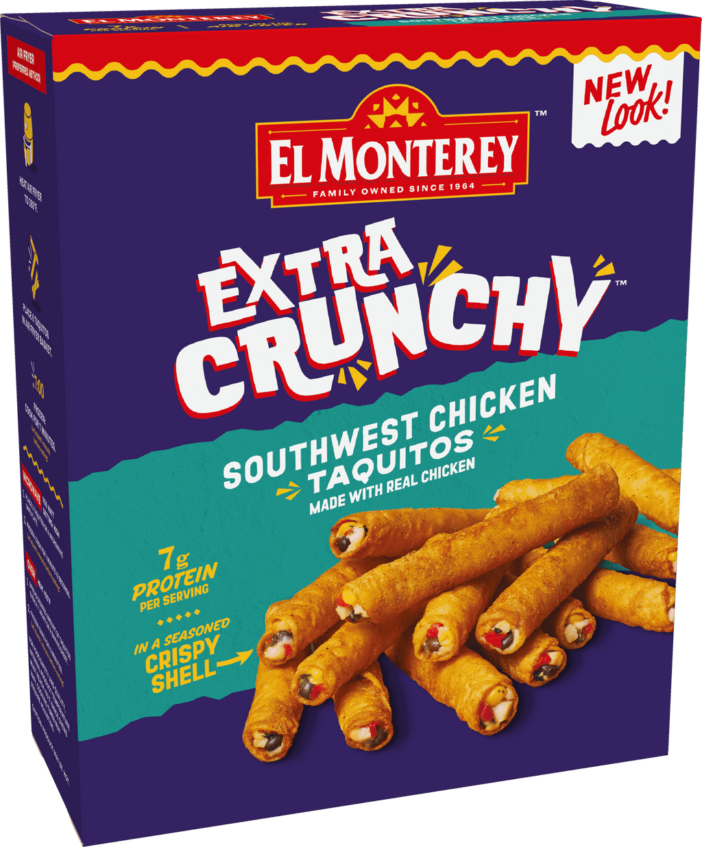El Monterey Extra Crunchy Southwest Chicken Taquitos 20.7 Oz Frozen 18 Count