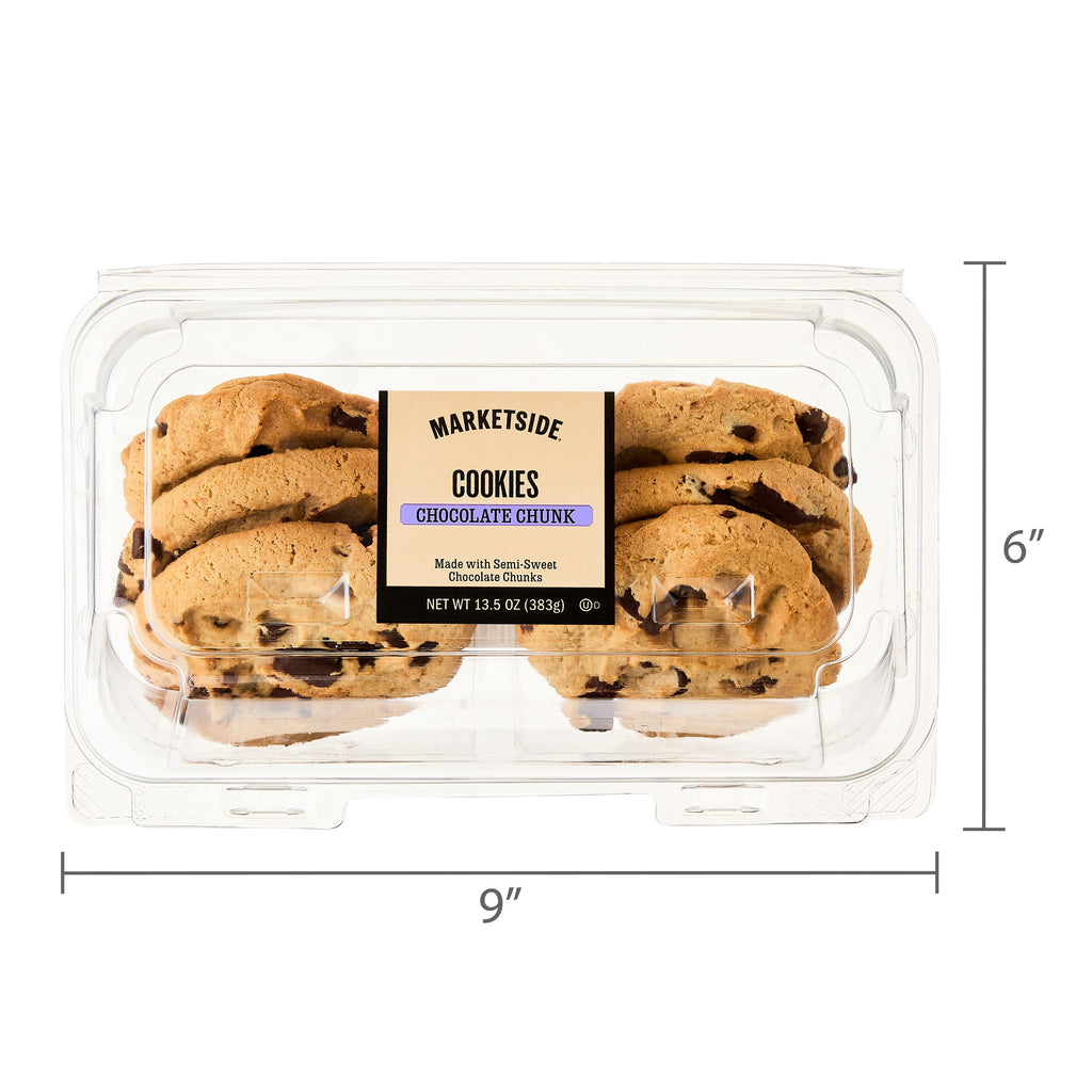 Decadent Chocolate Chunk Cookies 13.5 Oz 6 Count Marketside