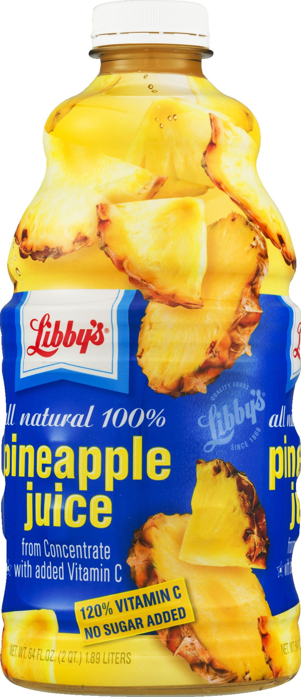 Libby's 100% Pineapple Juice 64 fl oz Bottle