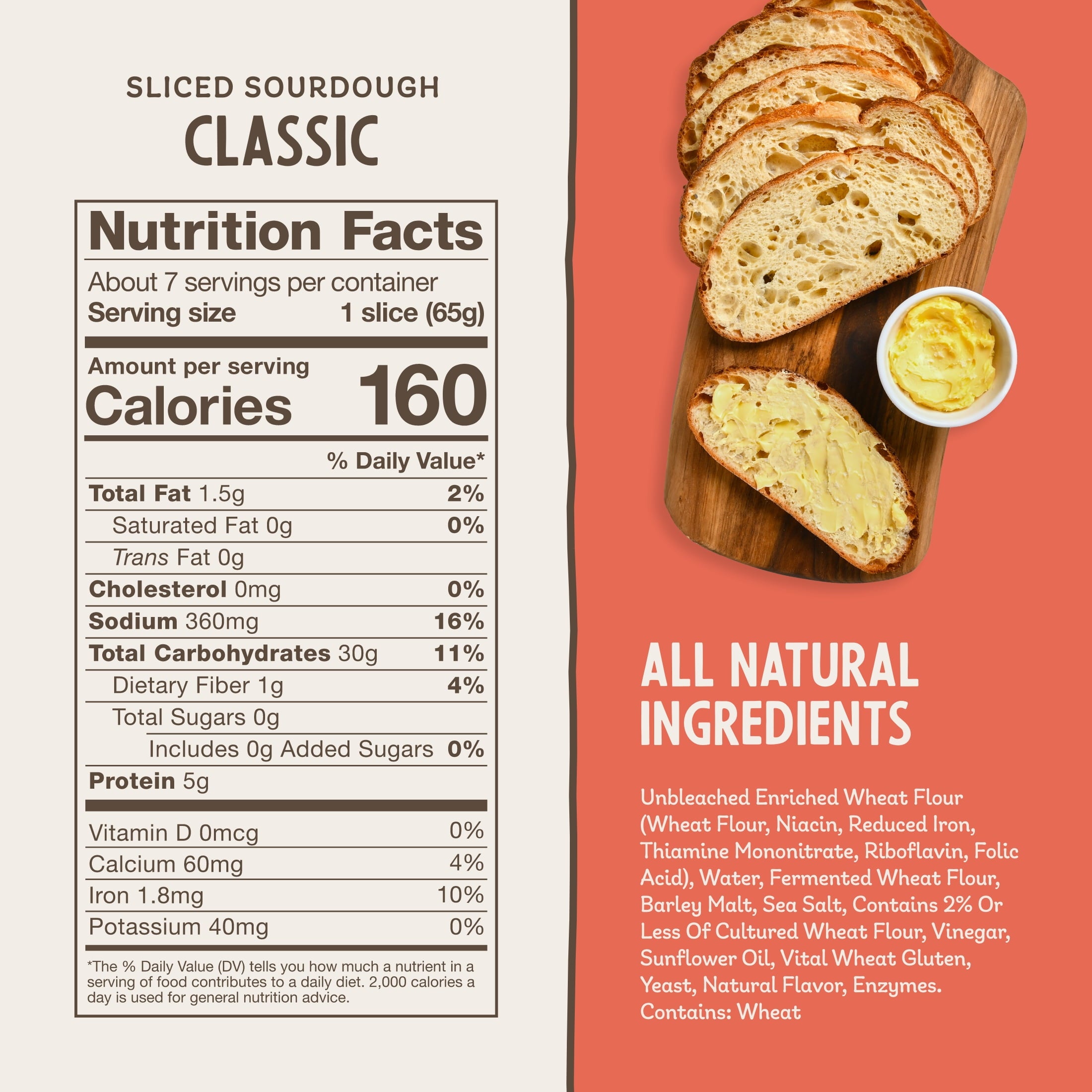Classic Sourdough Bread 16 Oz 1 Count Non-GMO Essential Baking