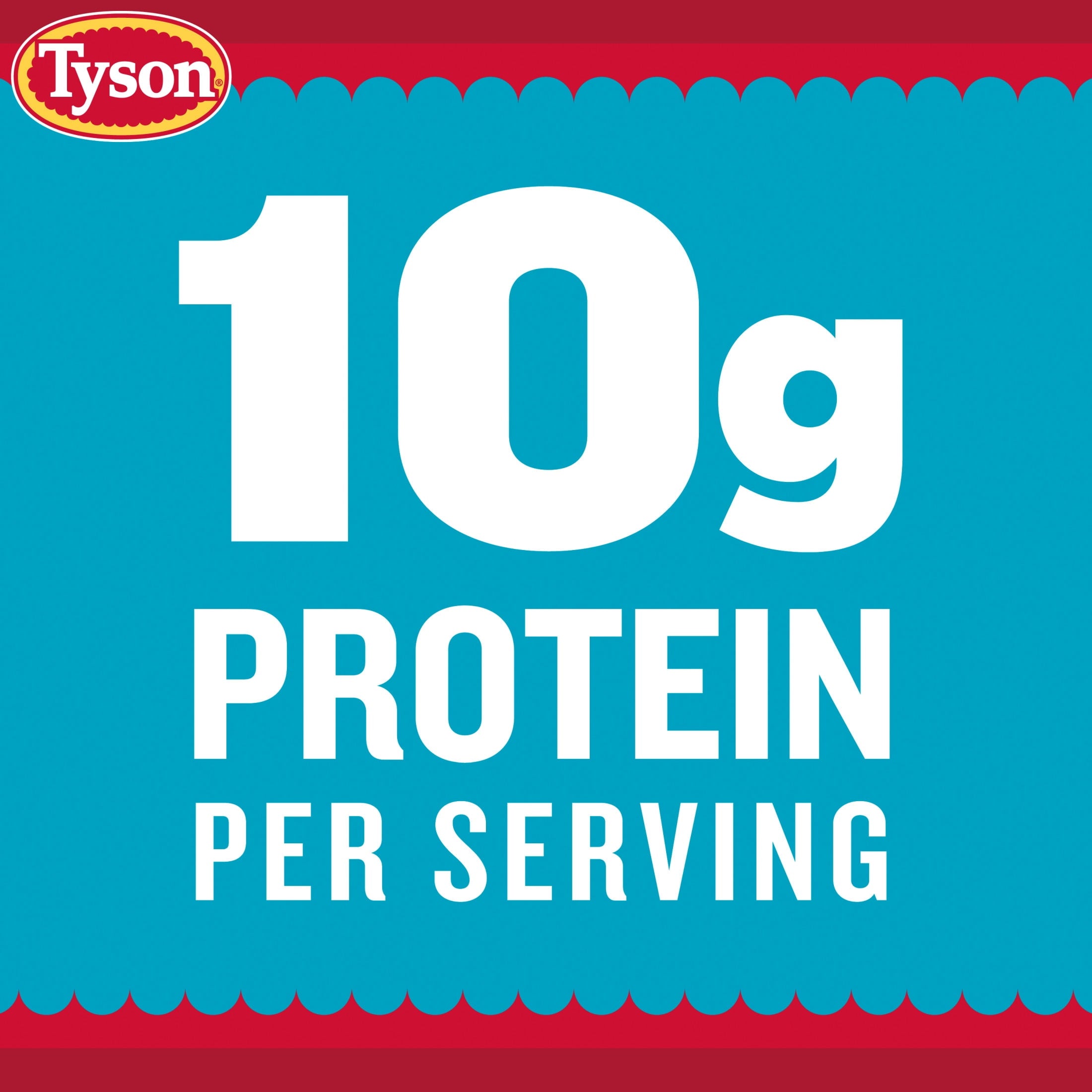 Tyson White Meat Chicken Patties Original Frozen 23 Oz 9 Count