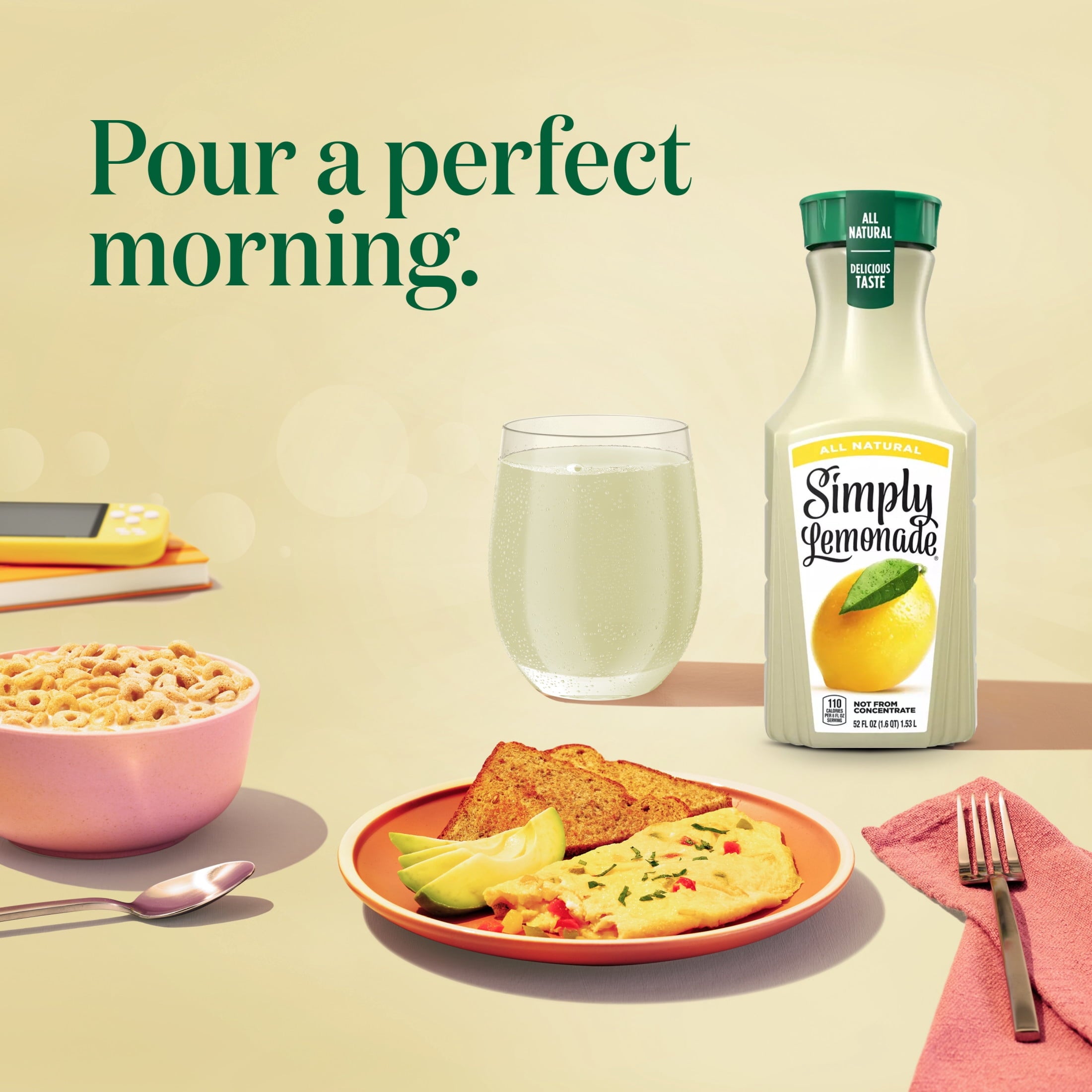 Simply Lemonade Juice Drink 52 fl oz Bottle