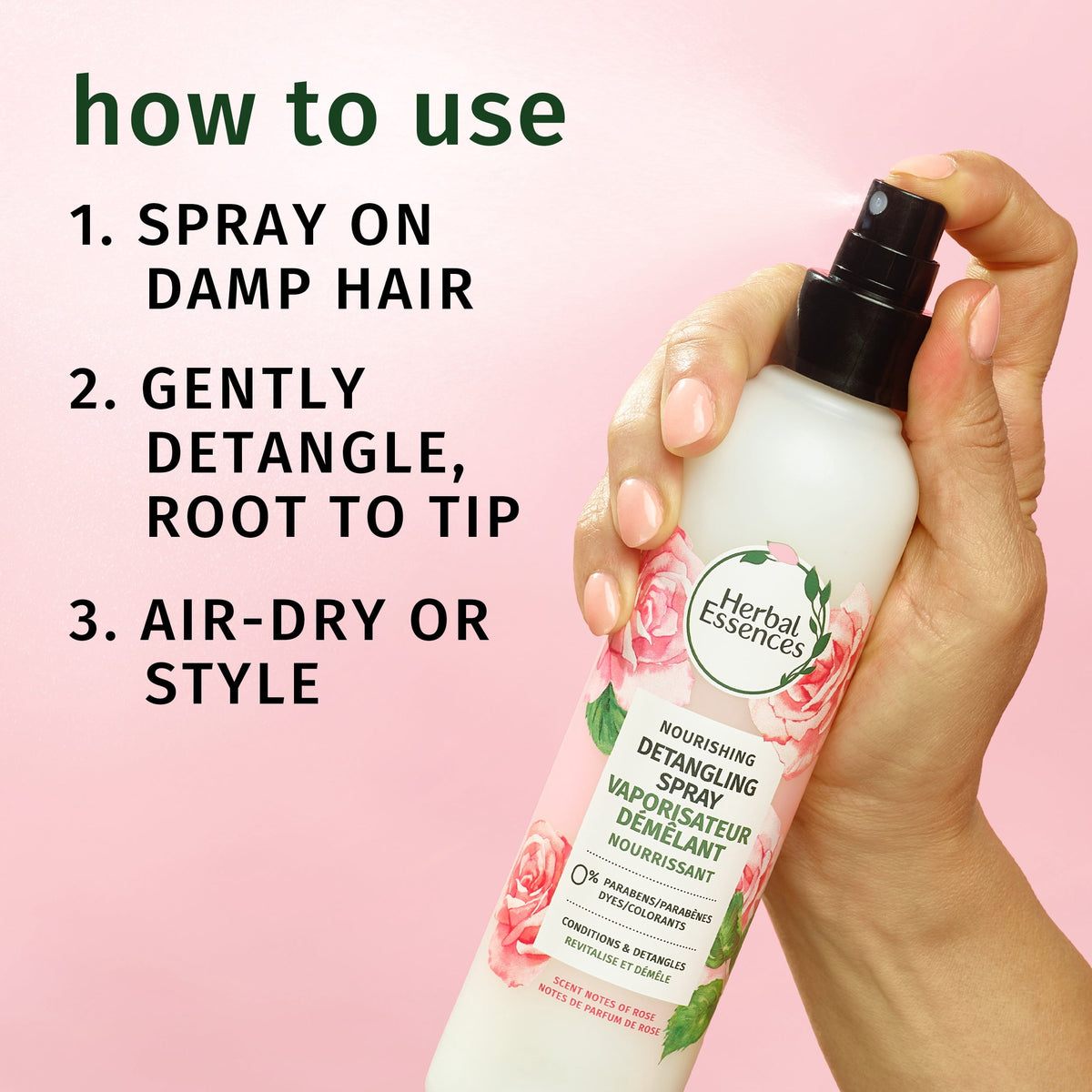Herbal Essences Nourishing Detangling Spray 7 fl oz