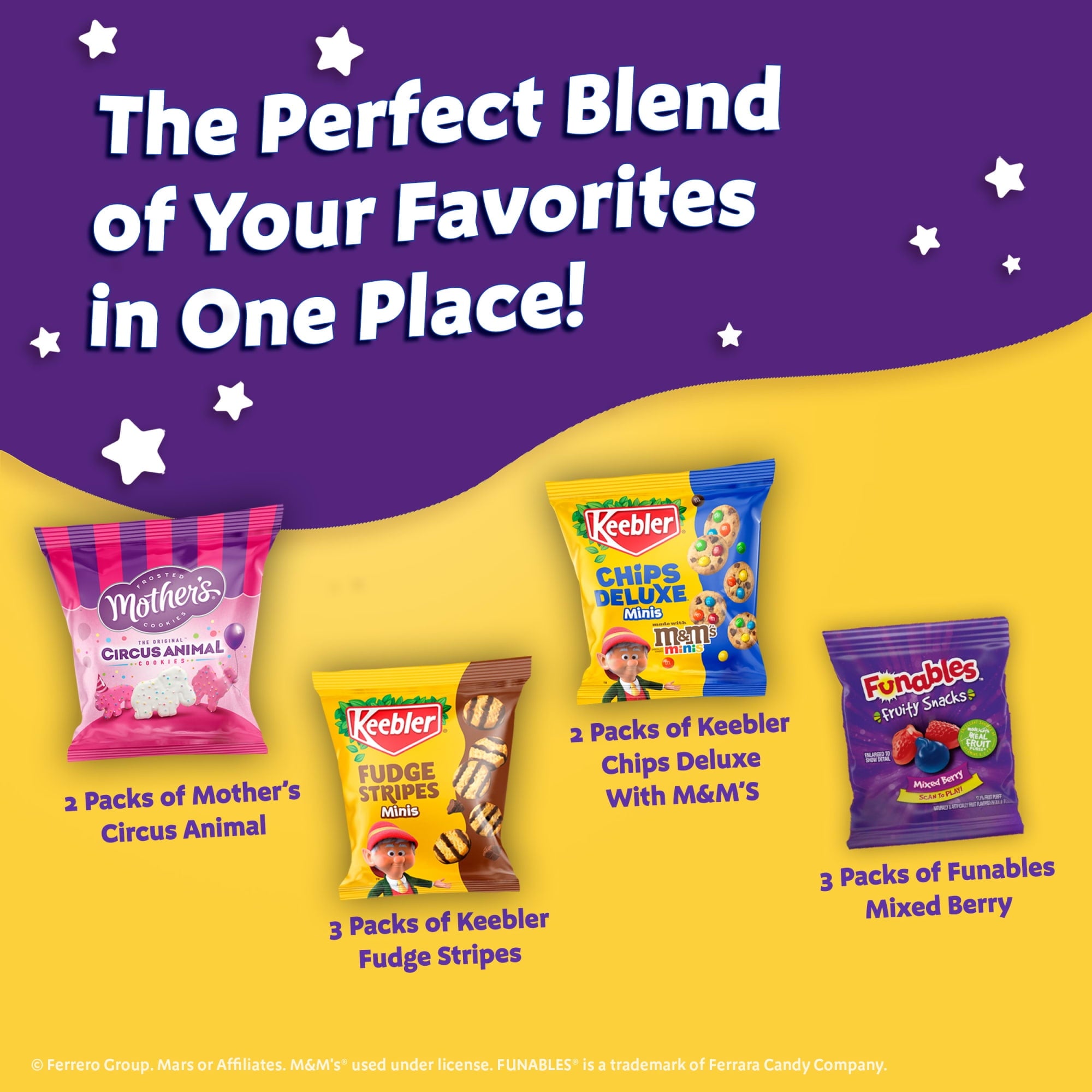 Sweet Treat Variety Pack 9.4 Oz 10 Count Keebler
