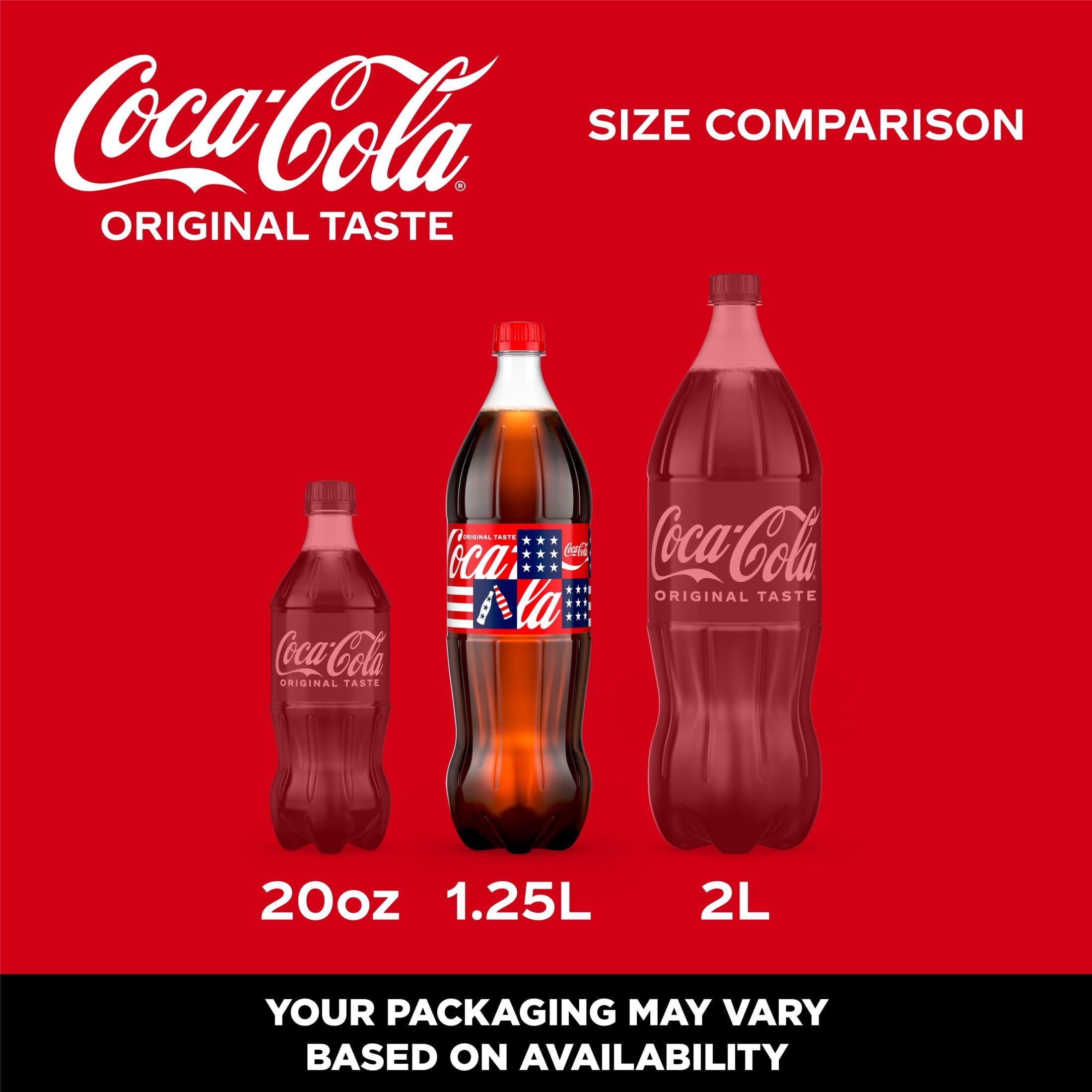 Soda Pop Bottle 1.25 Liters Coca-Cola