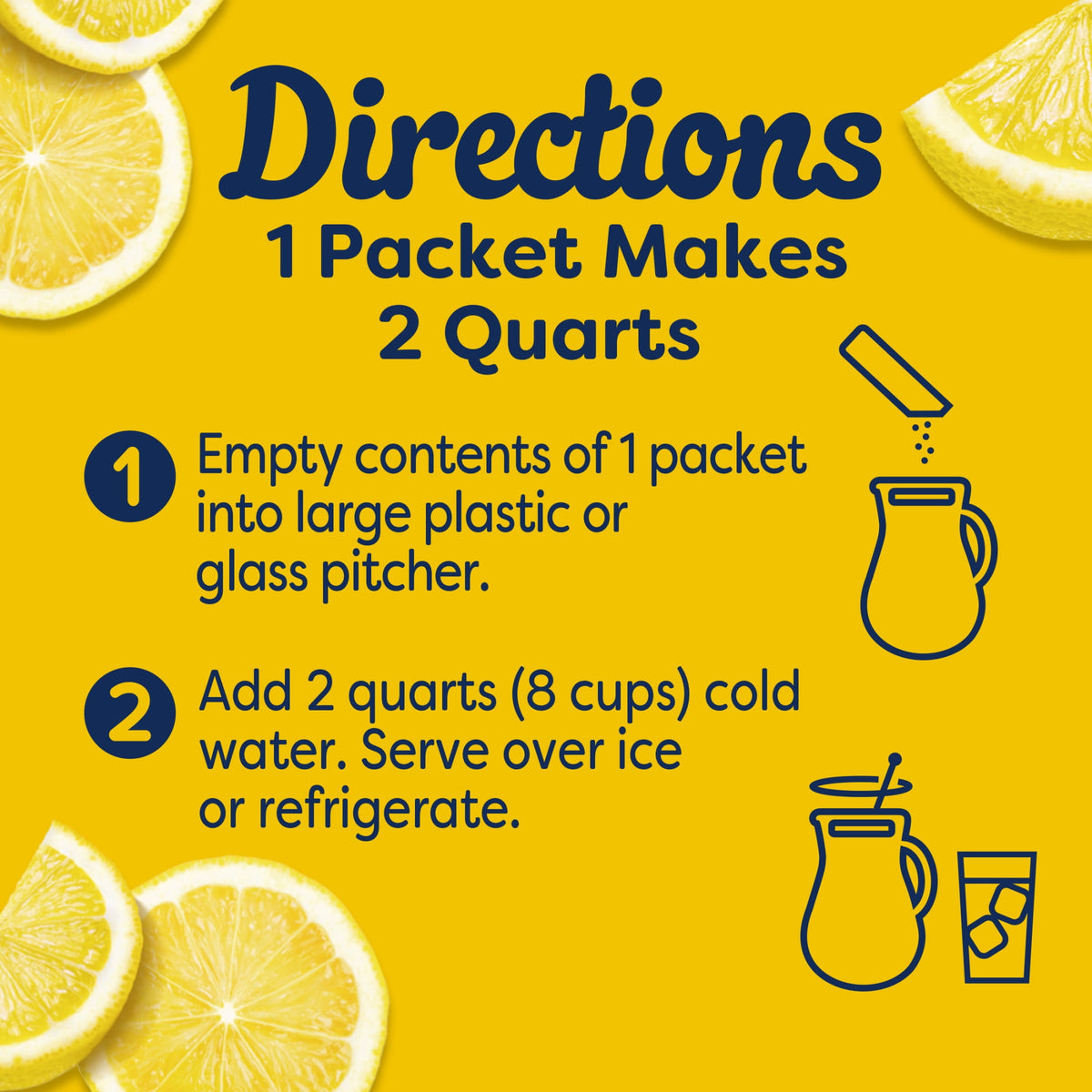 Crystal Light Sugar-Free Lemonade Drink Mix Packets 3.2 oz 6 Count
