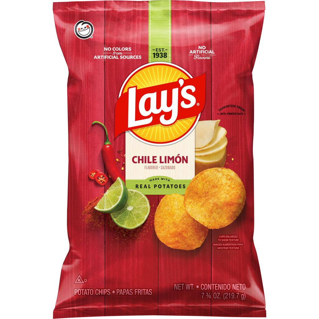 Chile Limón Flavored Potato Chips 7.75 Oz Lay's