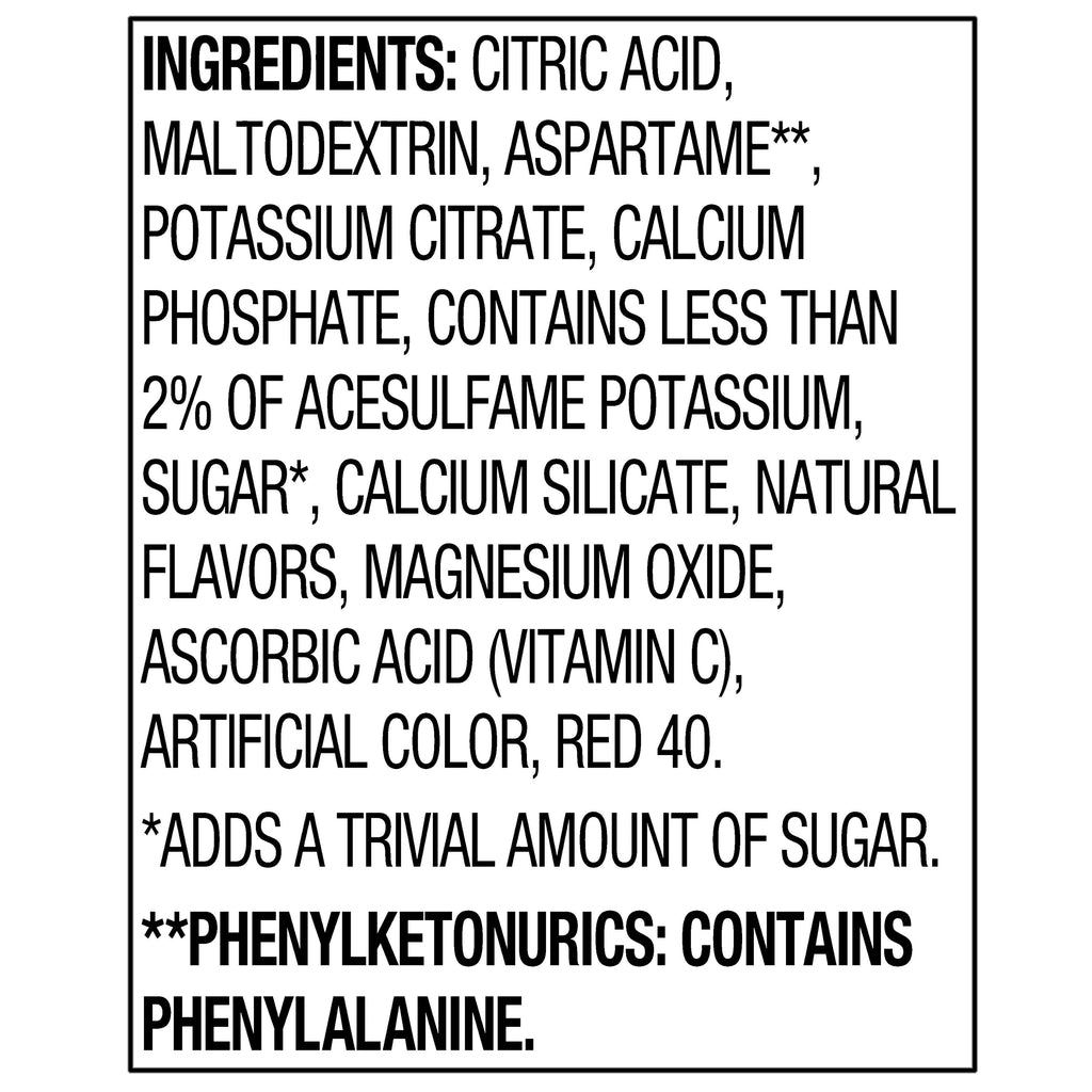 Great Value Sugar-Free Pink Lemonade Drink Mix Packets 0.14 oz 10 Count