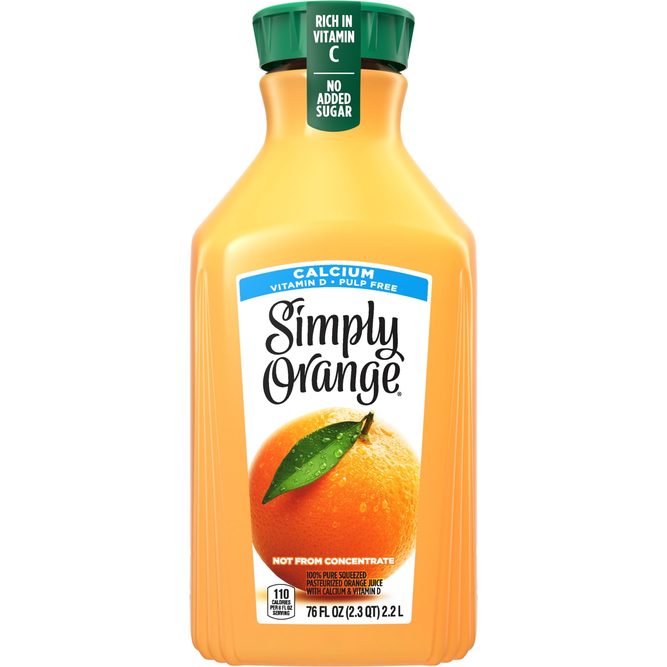 Simply Orange Juice with Calcium Some Pulp 76 fl oz