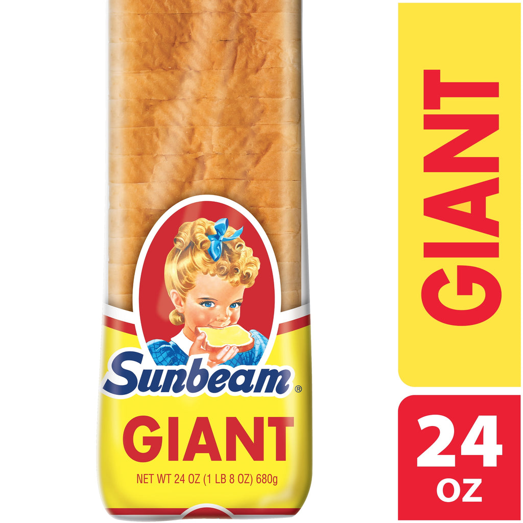 Sunbeam Giant White Bread 24 Oz 1 Count