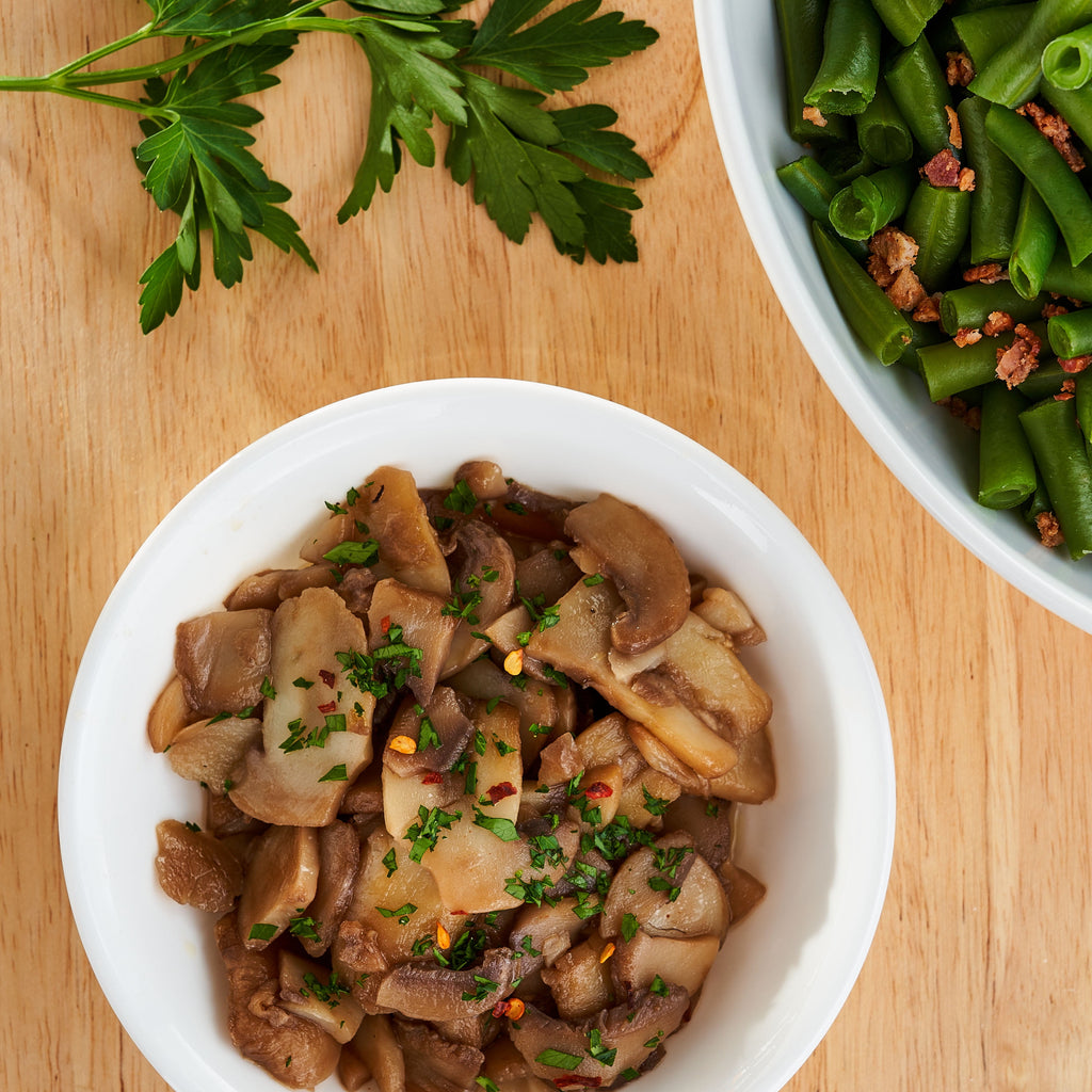 Frozen Sliced Mushrooms 10 Oz
