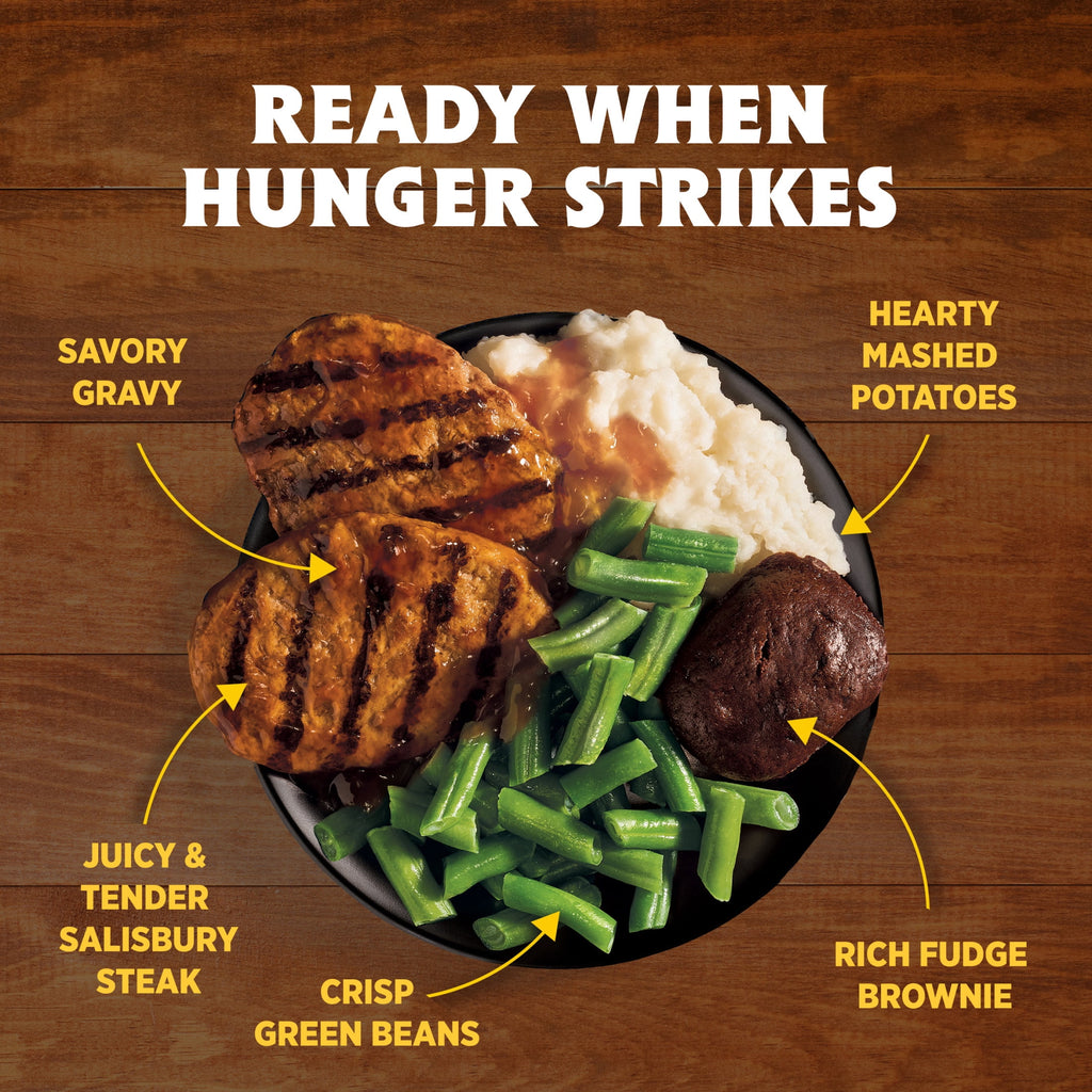Hungry-Man Salisbury Steak Frozen Meal 16 Oz