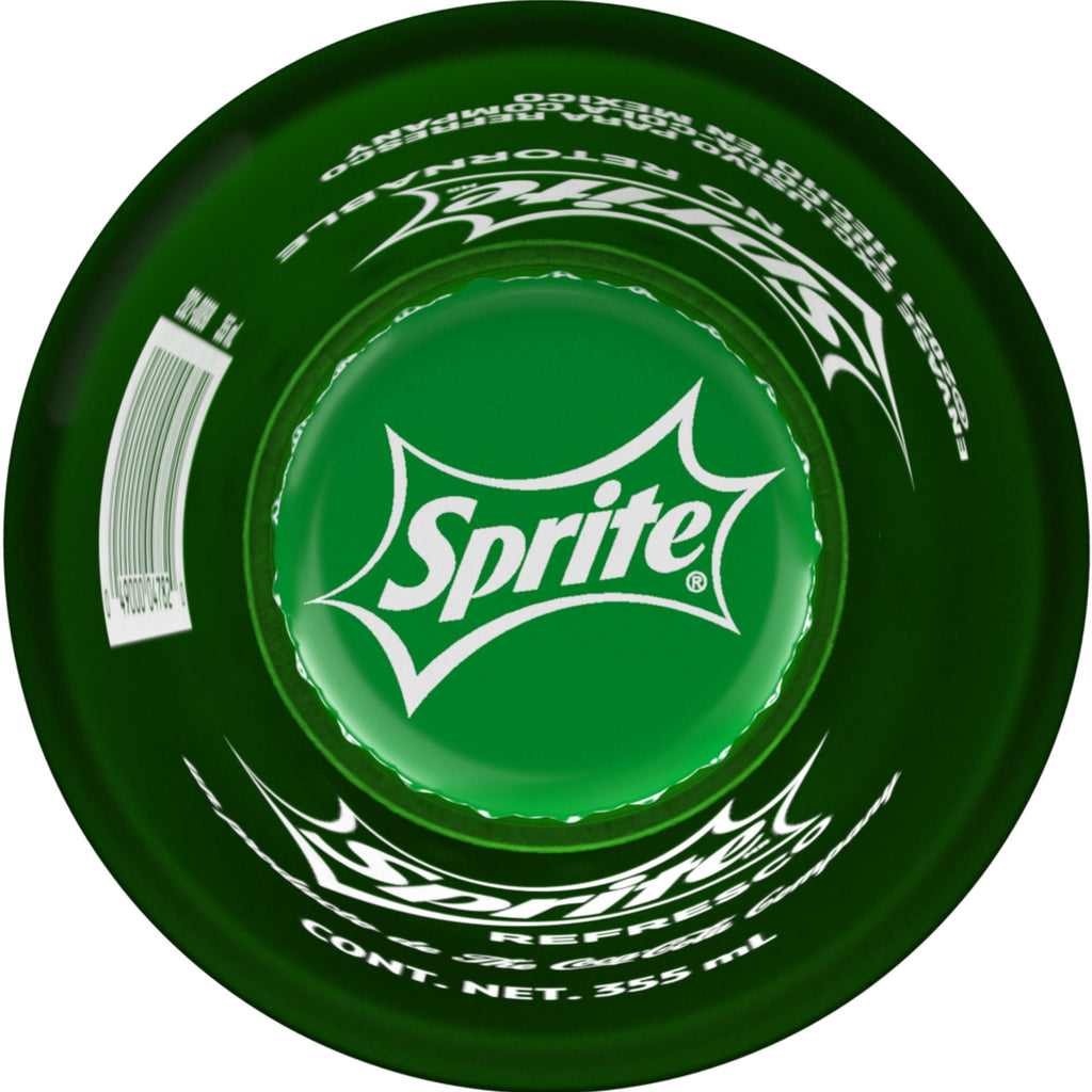 Sprite Lemon-Lime Caffeine Free Soda Pop Glass Bottle 355 mL 4 Pack