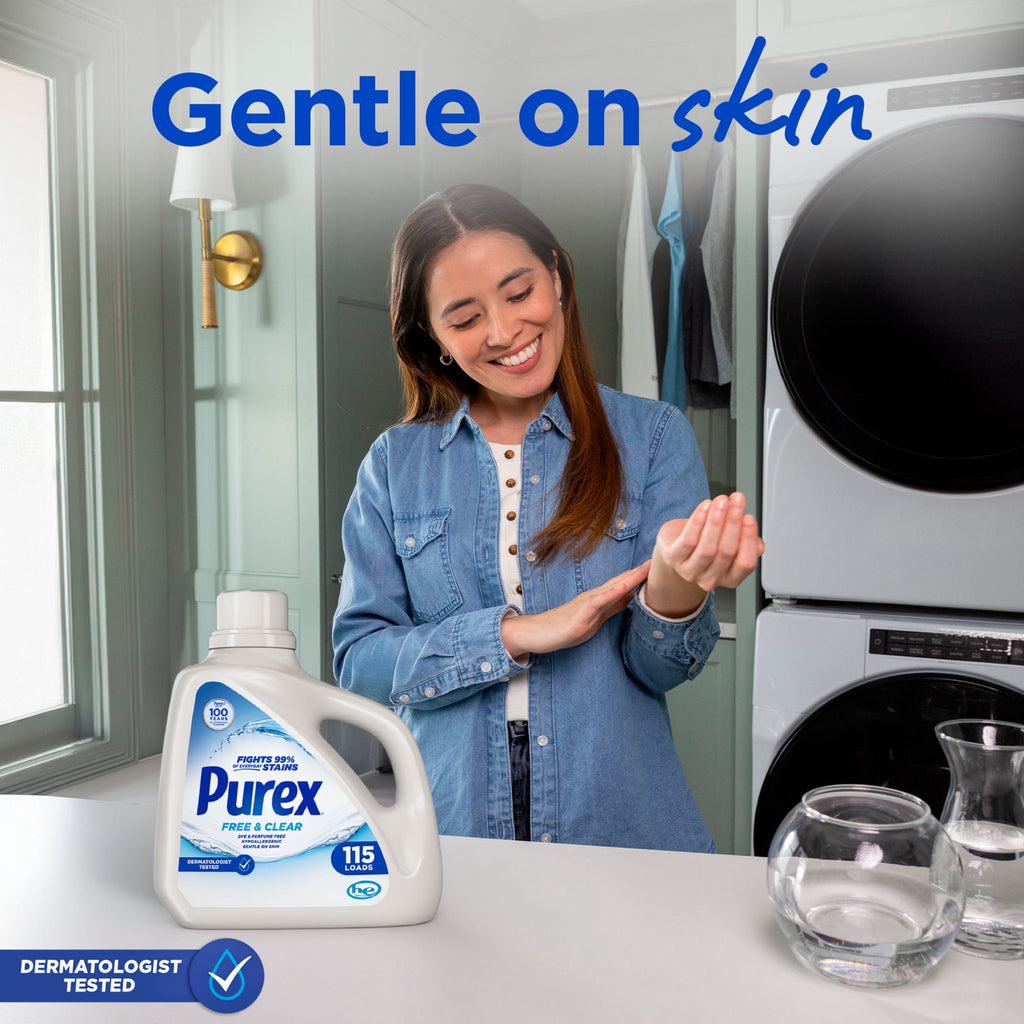 Purex Free Clear Liquid Laundry Detergent 150 fl oz 115 Loads