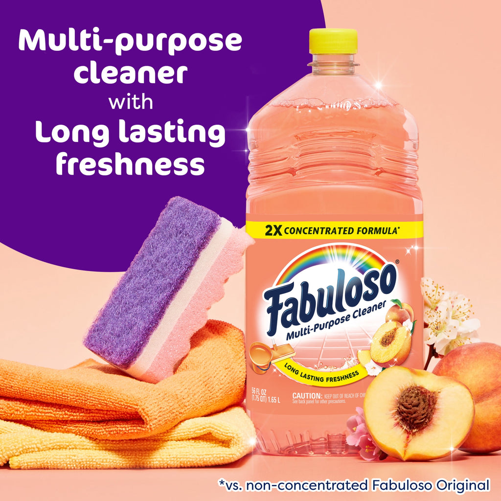 Fabuloso 2X Multi-Purpose Cleaner Peach Scent 56 fl oz