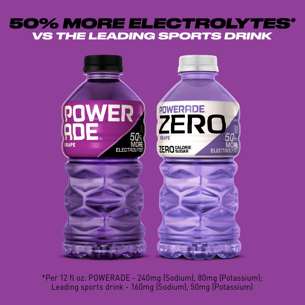 POWERADE Grape Electrolyte Sports Drink 28 fl oz Bottle