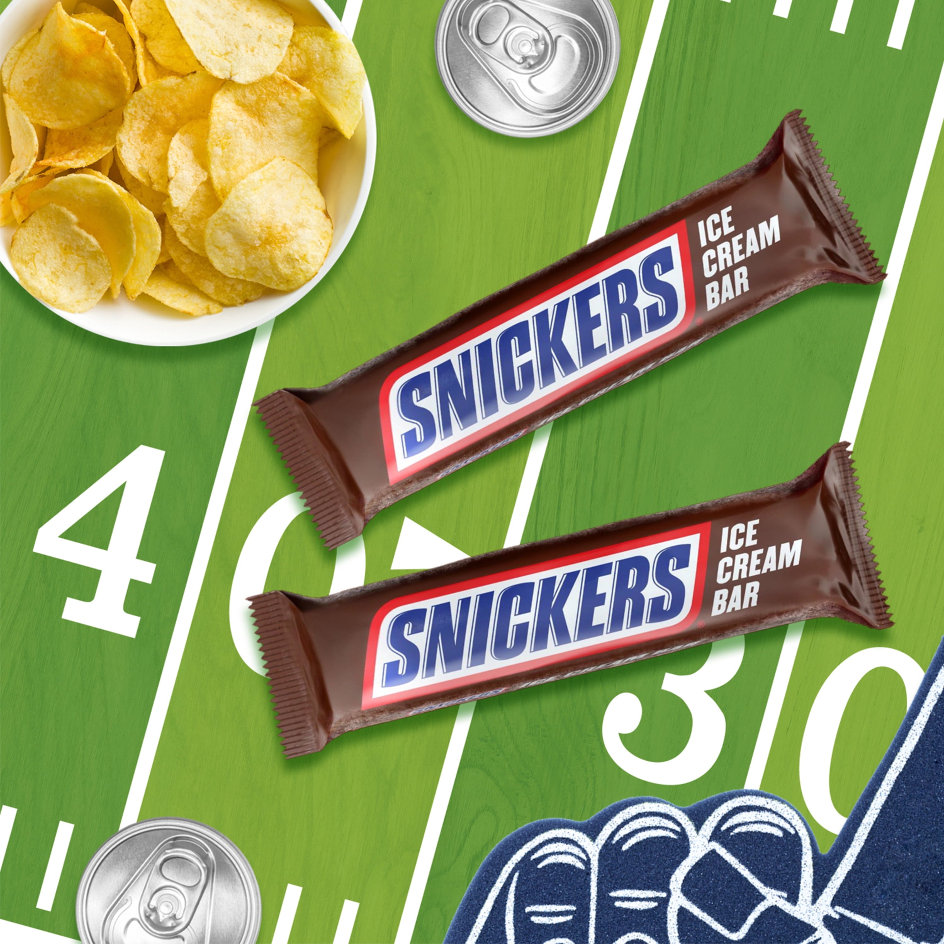 Snickers Creamy Peanut Butter Ice Cream Bars 6 Count 12 Fl Oz
