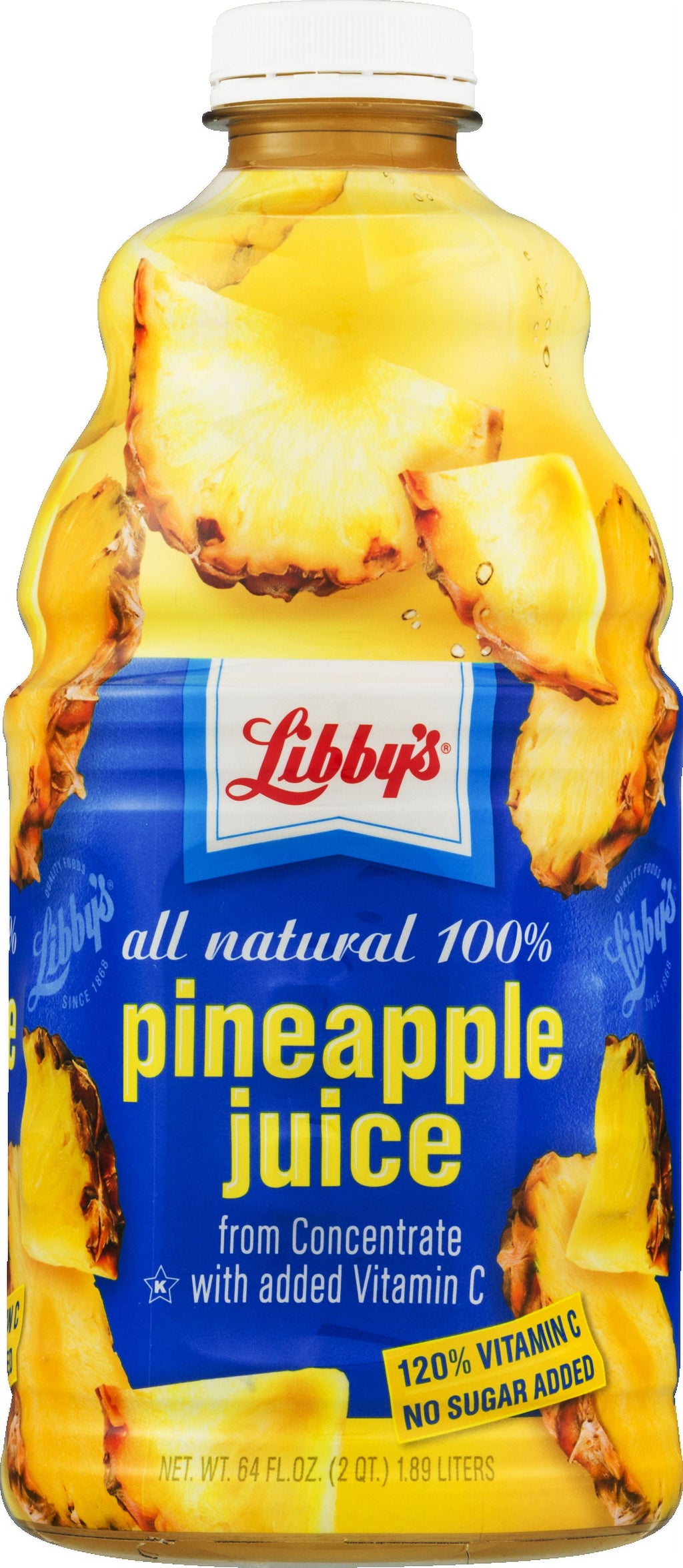 Libby's 100% Pineapple Juice 64 fl oz Bottle
