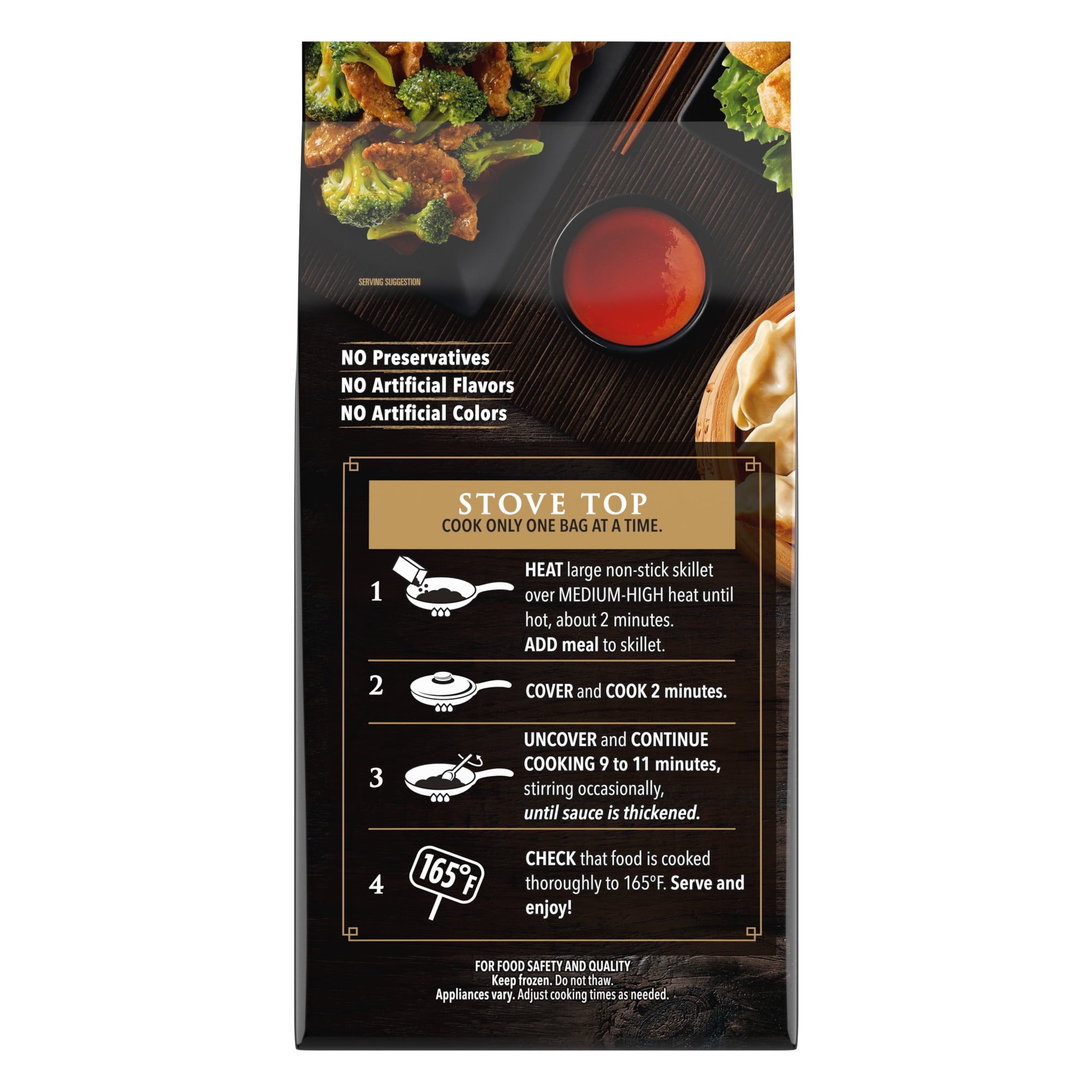 P.F. Chang's Home Menu Beef and Broccoli Skillet Meal Frozen 22 Oz