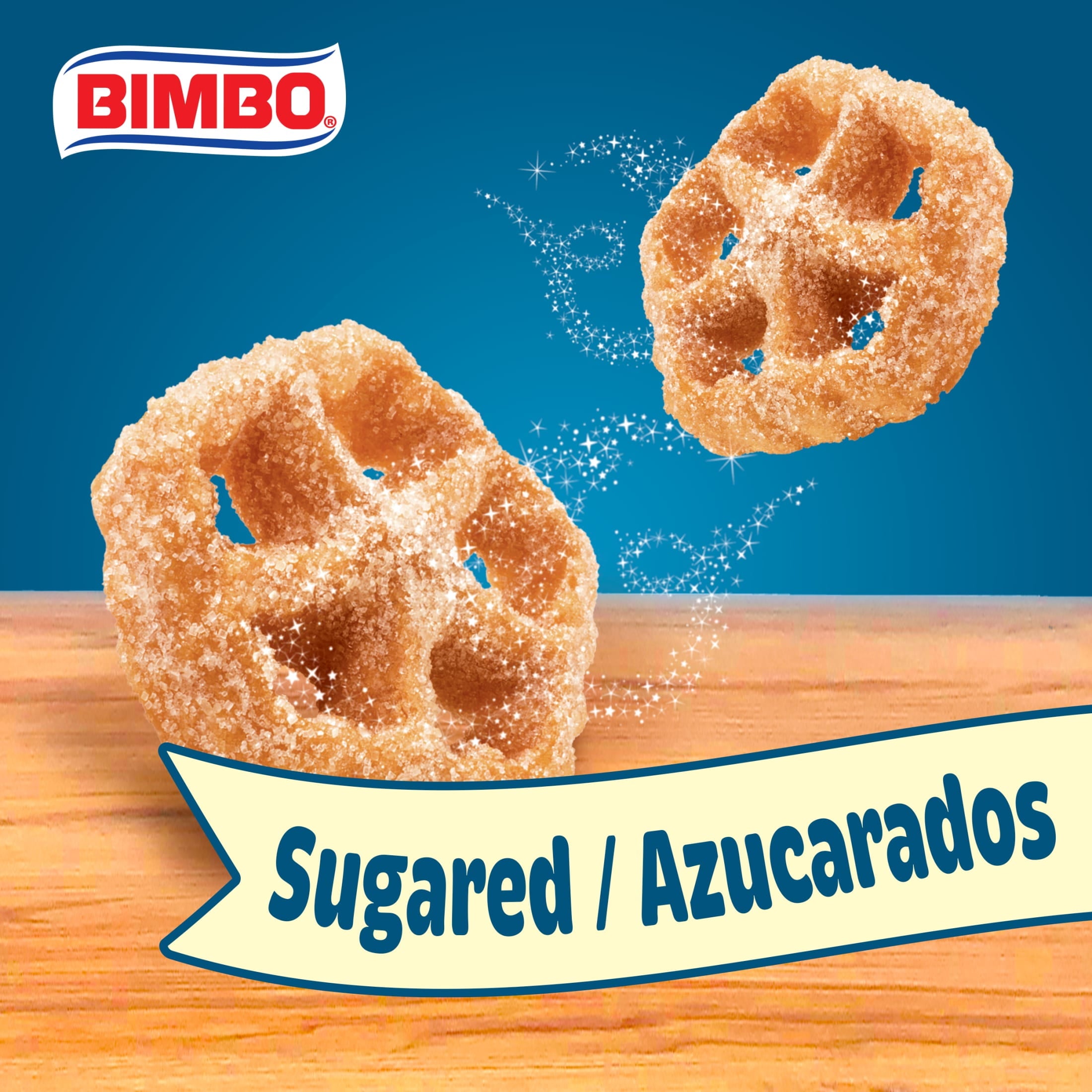 Sugar Sweet Crispy Wheels 6.99 Oz 3 Count Pastries Bimbo