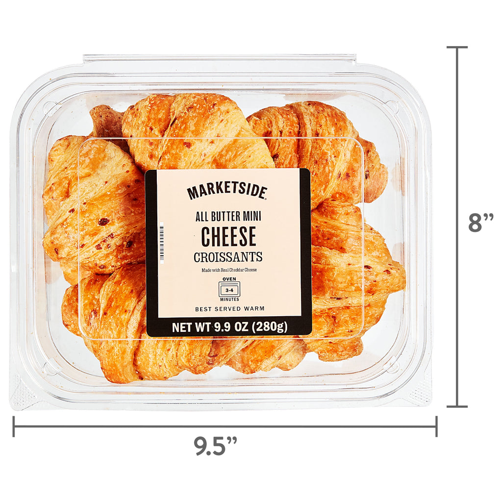 All Butter Mini Cheese Croissants 9.8 Oz 10 Count Marketside