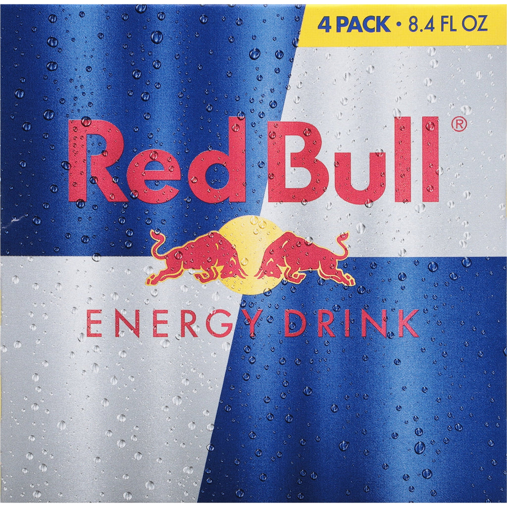 Red Bull Energy Drink Original 8.4 fl oz 4 Pack Cans