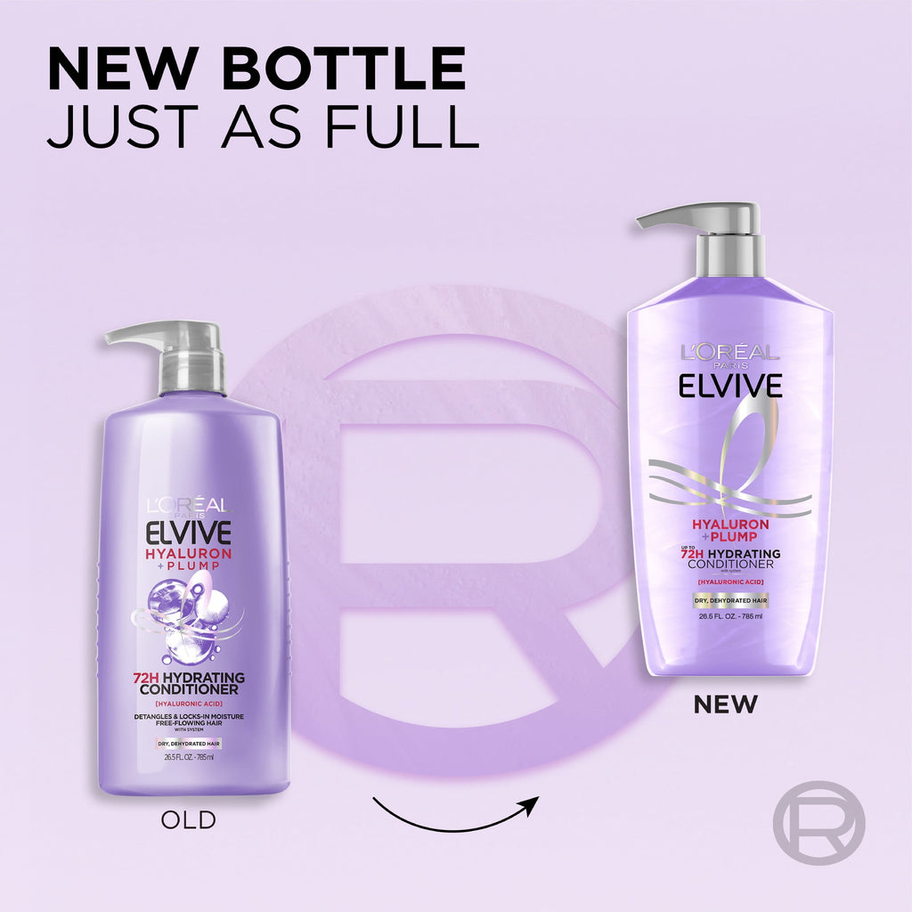 L'Oreal Paris Elvive Hyaluron Plump Hydrating Conditioner for Dry Hair 26.5 fl oz