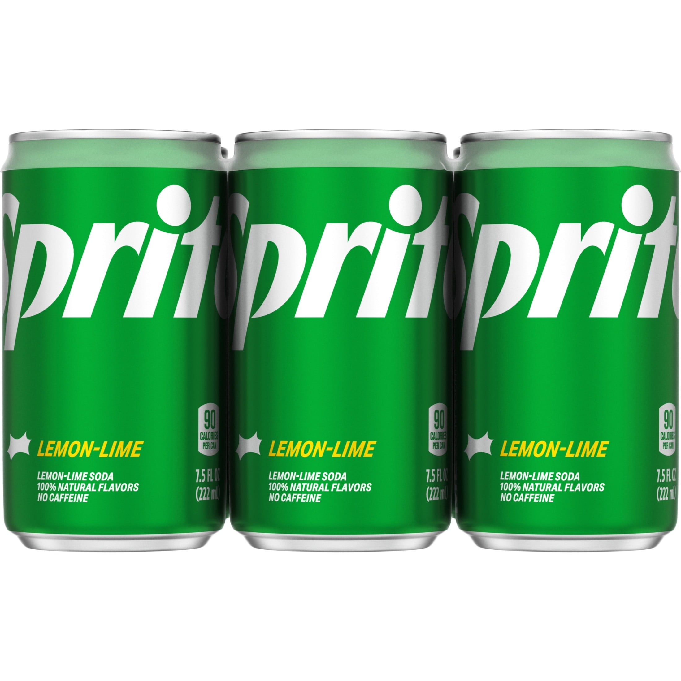 Sprite Lemon-Lime Caffeine Free Soda Pop Mini Cans 7.5 Fl Oz 6 Pack