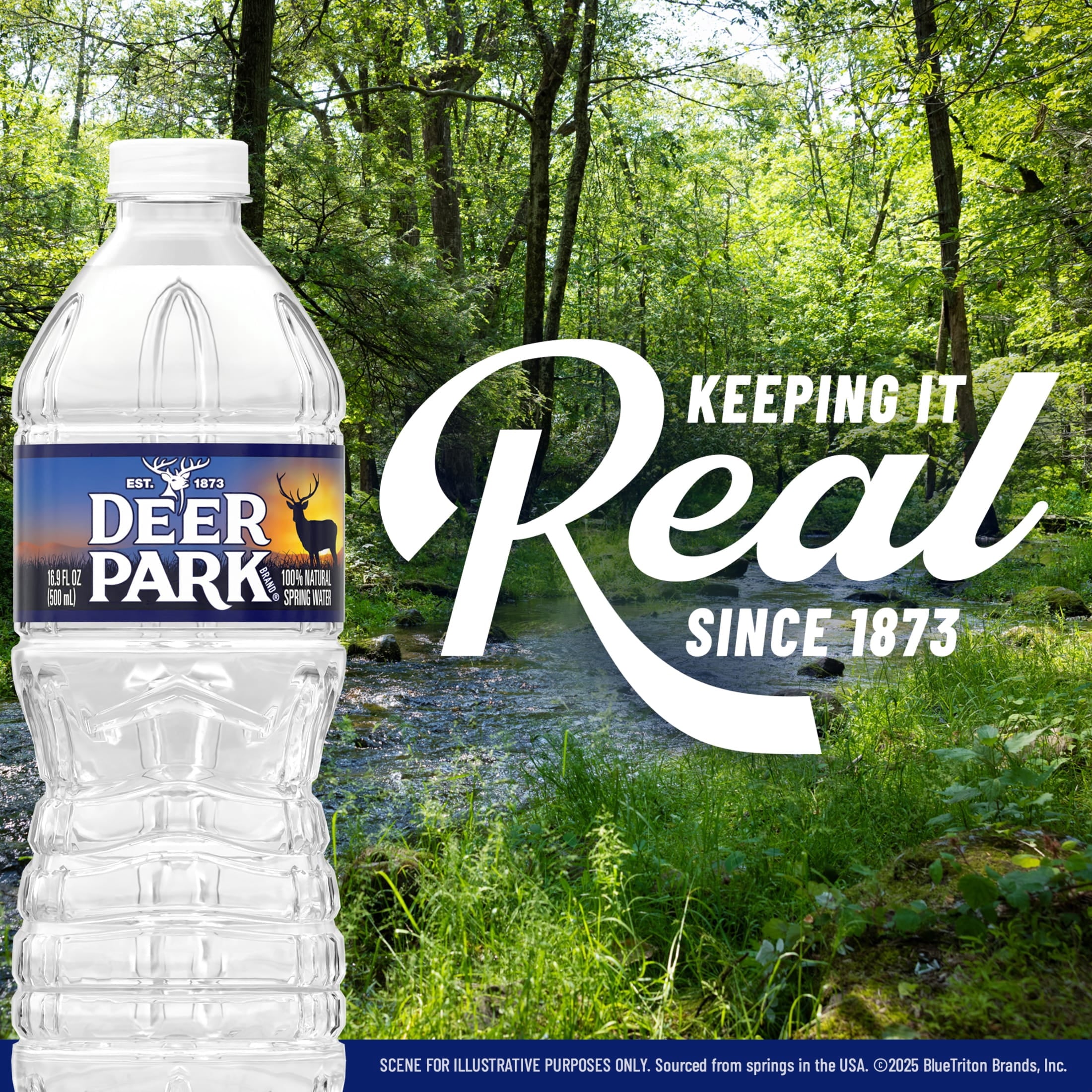 Deer Park Spring Water 16.9 fl oz Plastic Bottles 35 Pack