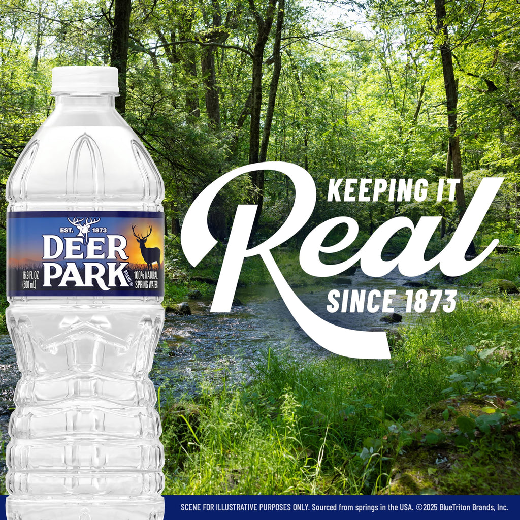 Deer Park Spring Water 16.9 fl oz Plastic Bottles 35 Pack
