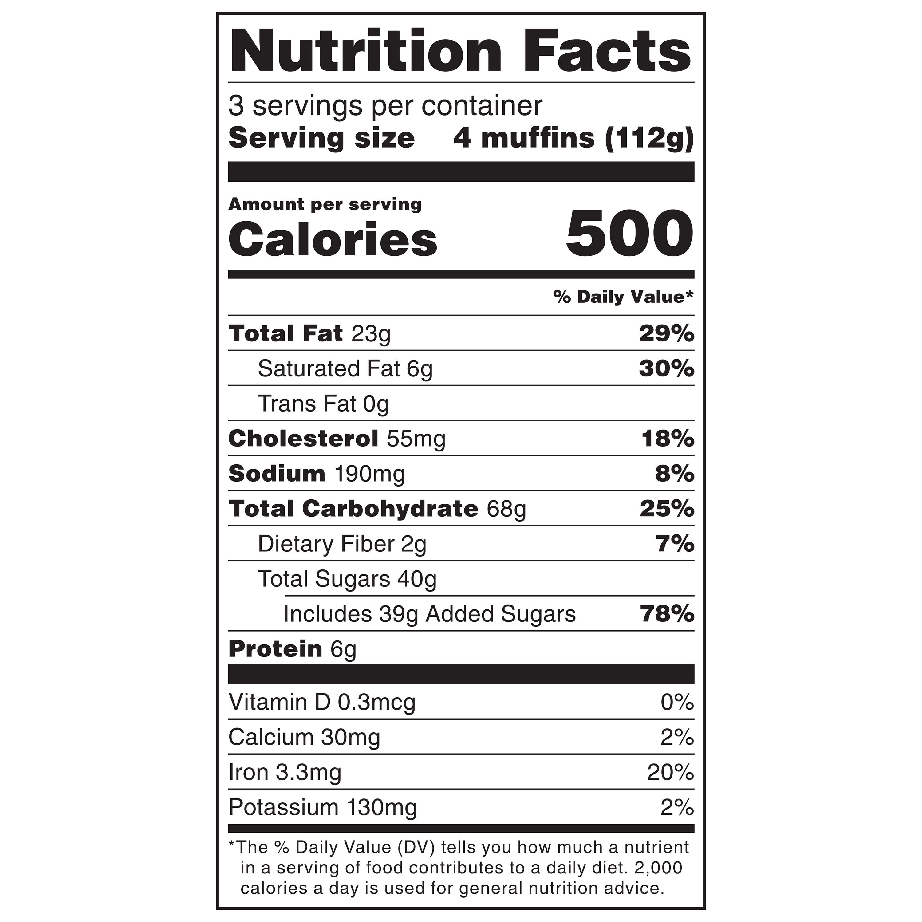 Mini Chocolate Chip Muffins 11.8 Oz 12 Count Freshness Guaranteed