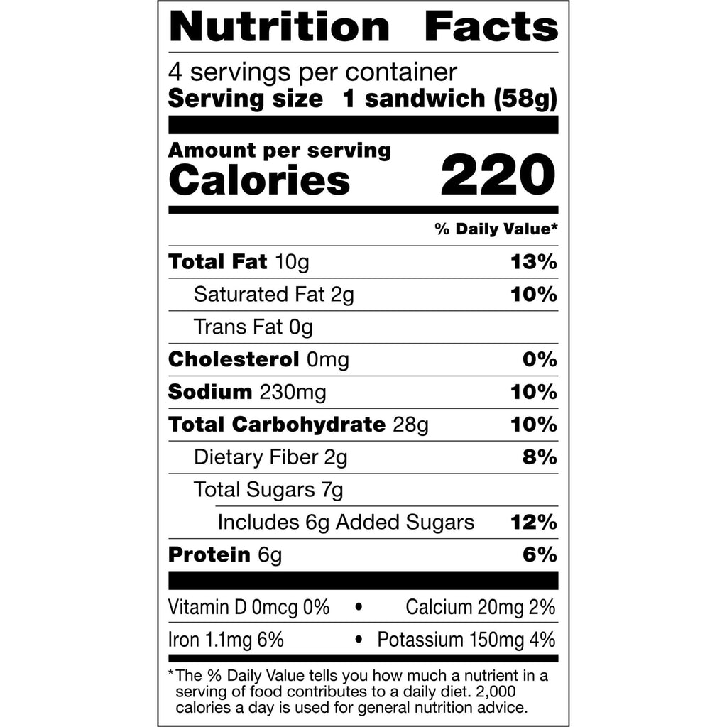Smucker's Uncrustables Peanut Butter & Chocolate Flavored Spread Sandwiches Frozen 4 Count 8 Oz