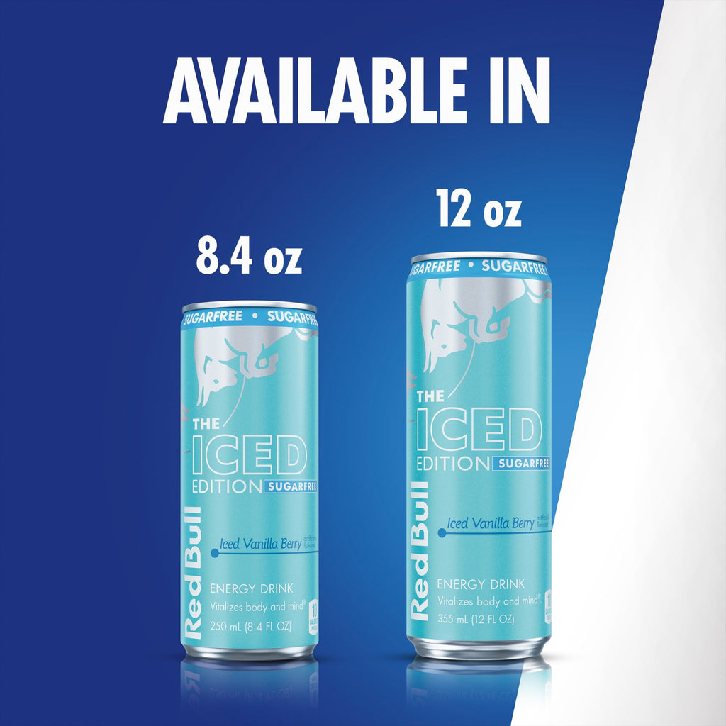 Red Bull Iced Edition Sugarfree Energy Drink 12 fl oz Single Can