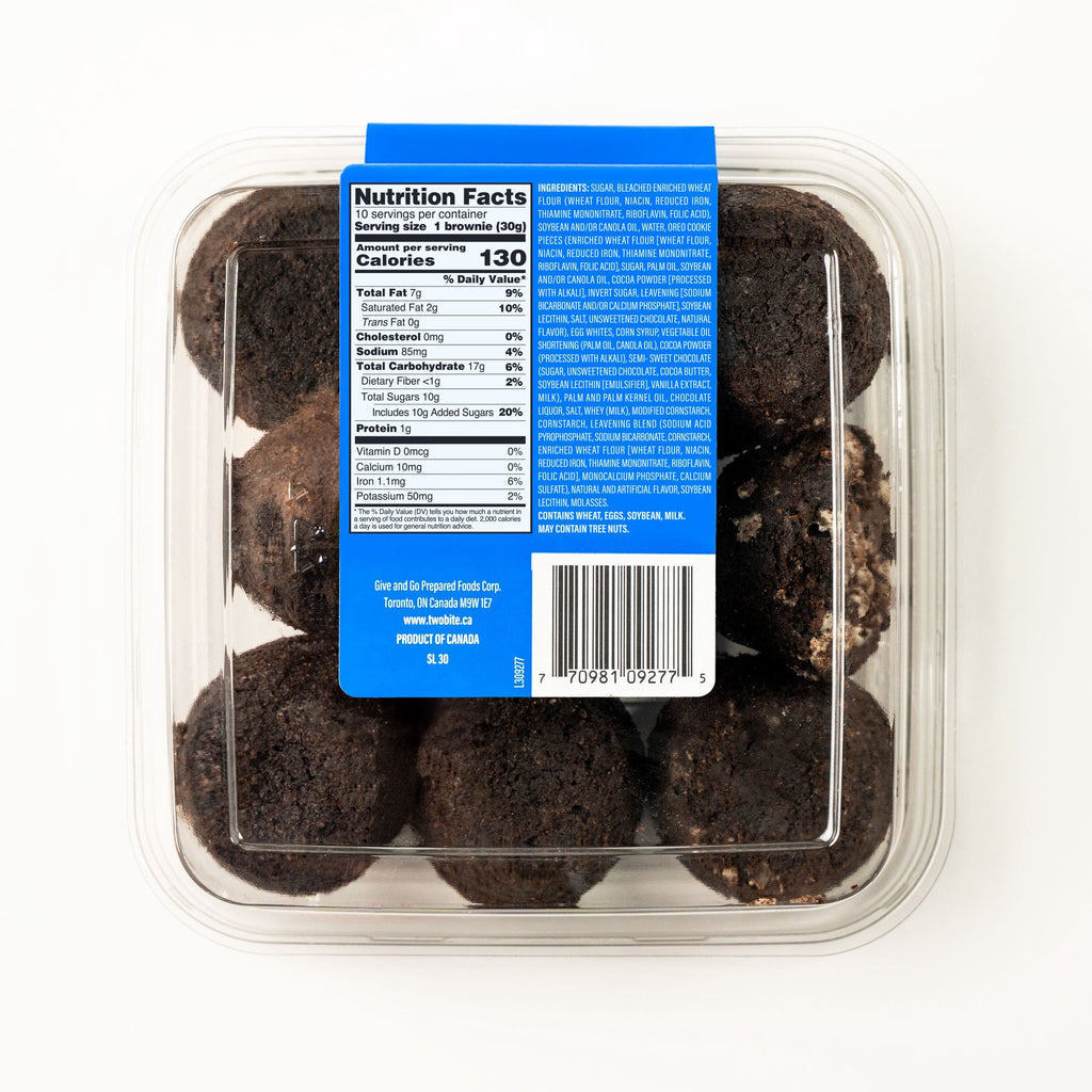 Oreo Brownies Two-Bite 10.5 Oz 10 Count