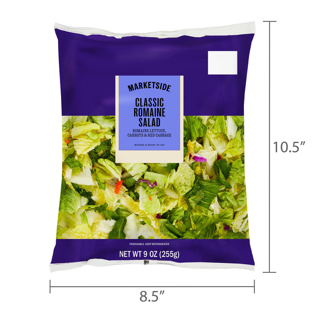 Fresh Marketside Premium Romaine Salad Blend 9 Oz Bag