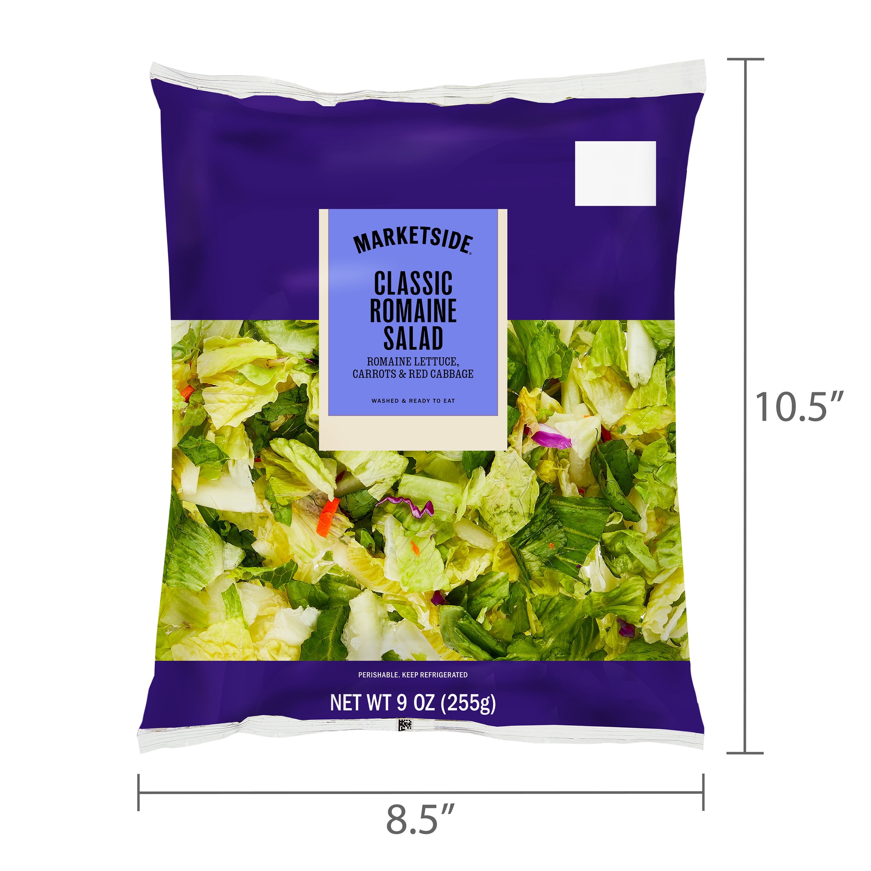 Fresh Marketside Premium Romaine Salad Blend 9 Oz Bag