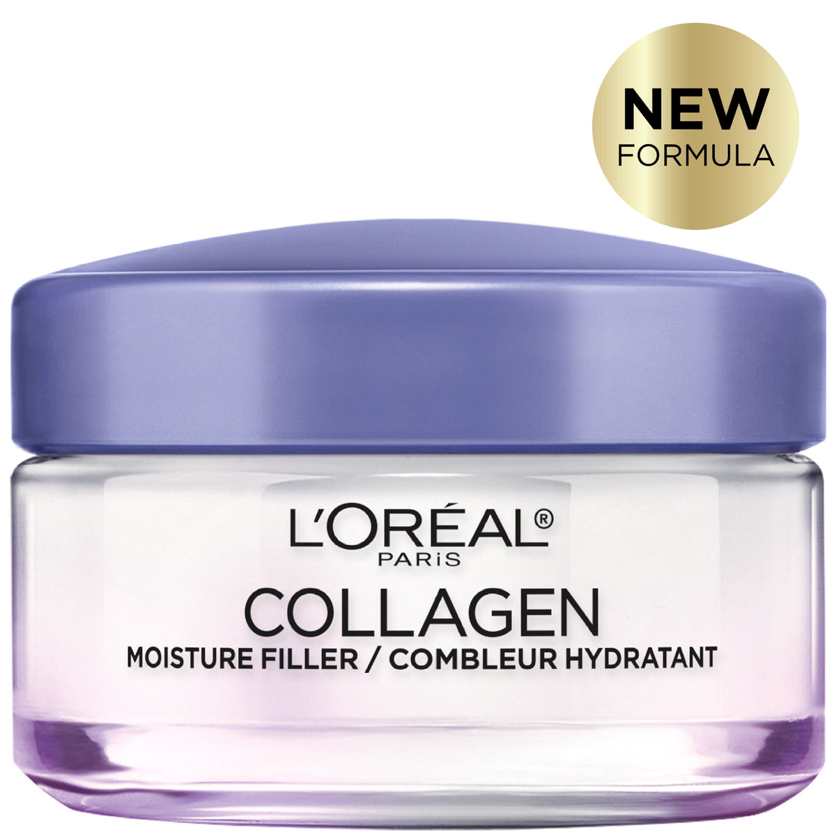 L'Oreal Paris Collagen Moisture Filler Face Cream Anti-Aging Moisturizer for Wrinkles 48HR Hydration 1.7 oz