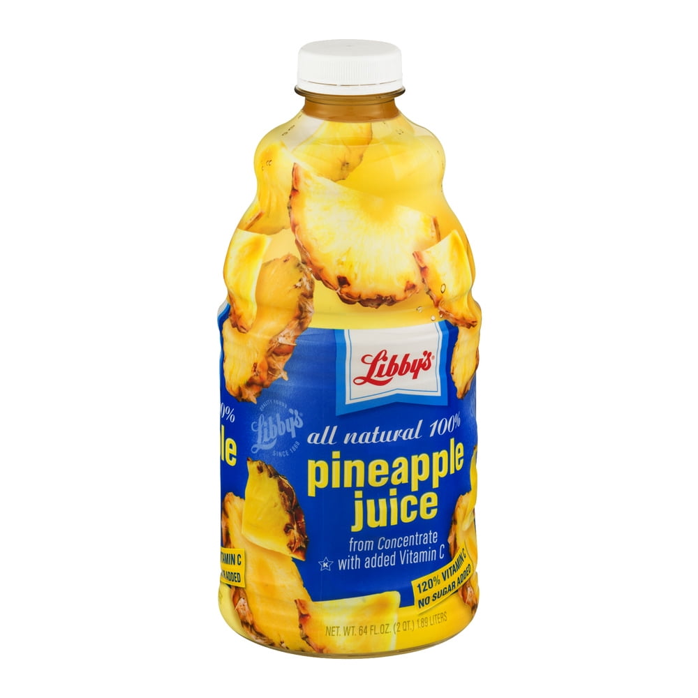 Libby's 100% Pineapple Juice 64 fl oz Bottle