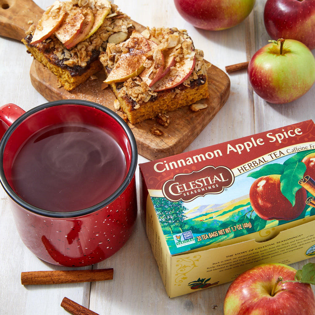 Celestial Seasonings Cinnamon Apple Spice Caffeine-Free Herbal Tea Bags 1.7 oz 20 Count