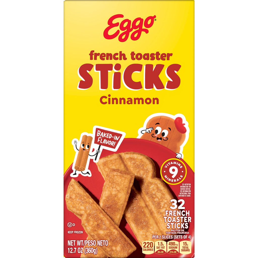 Eggo Cinnamon French Toaster Sticks Frozen 12.7 Oz 32 Count