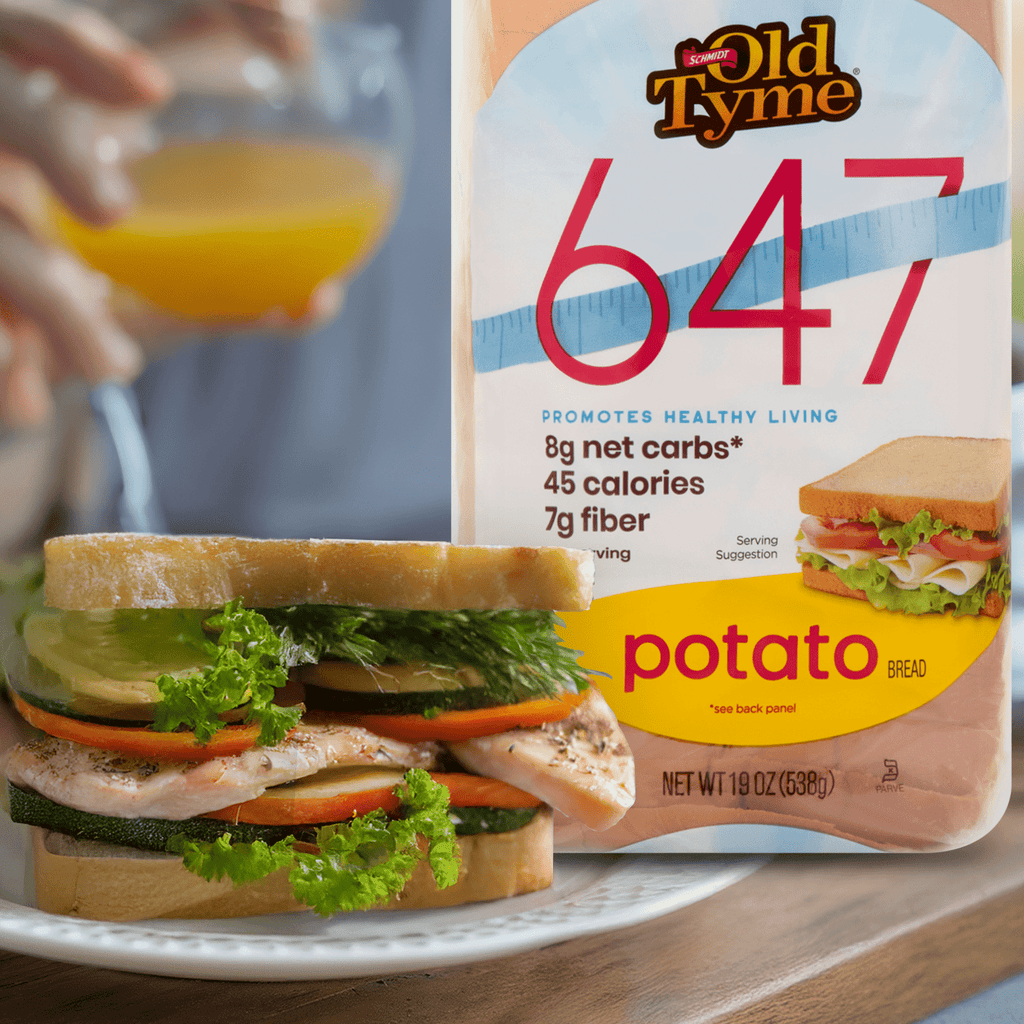 Old Tyme 647 Keto Friendly Low Carb Potato Bread 19 Oz